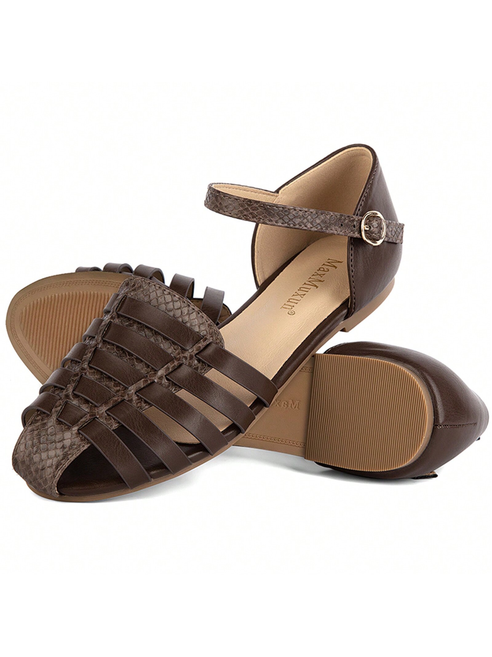 In Coffee Brown Women Flats