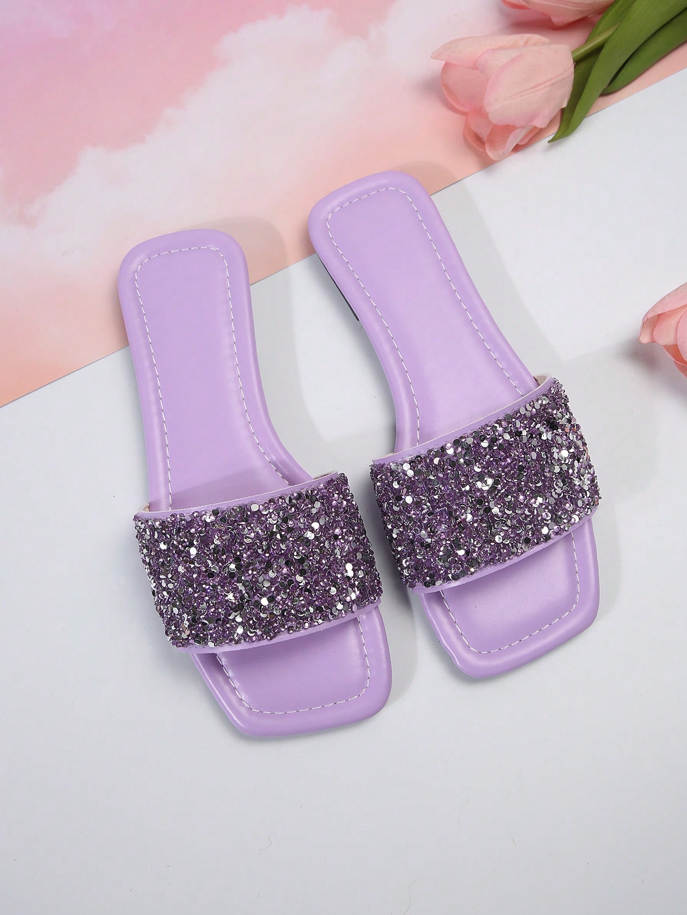 In Lilac Purple Women Shoes