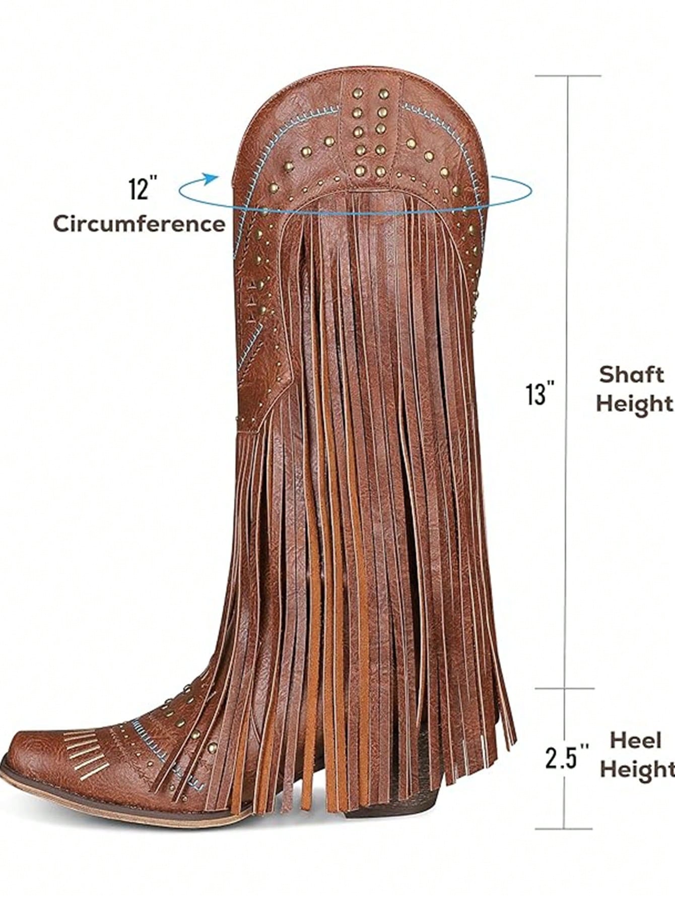 In Brown Women Knee-High Boots