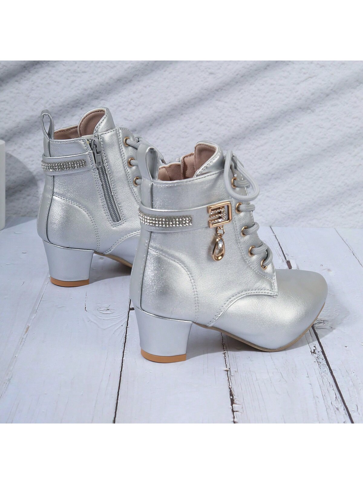 In Silver Women Ankle Boots & Booties