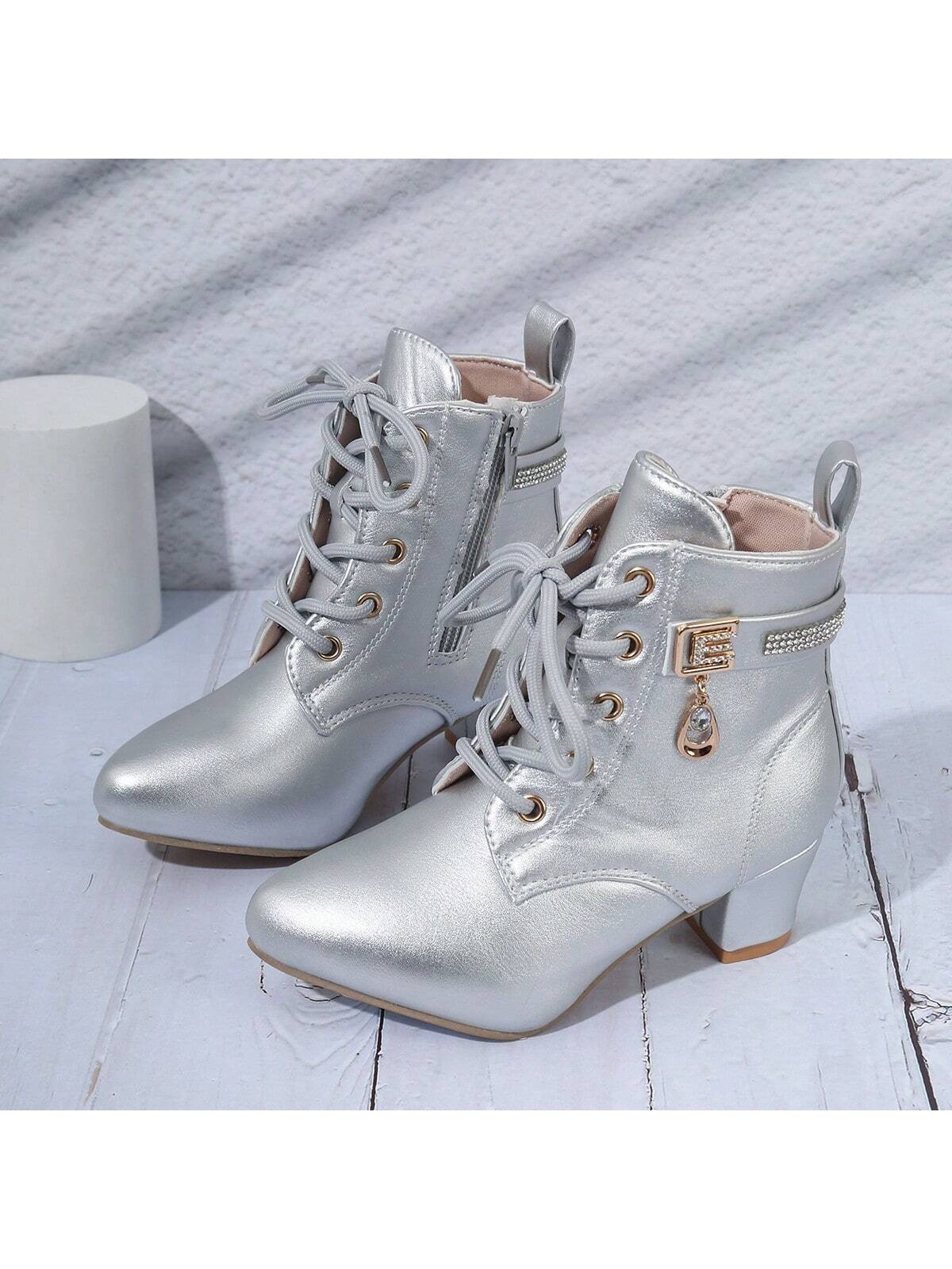 In Silver Women Ankle Boots & Booties