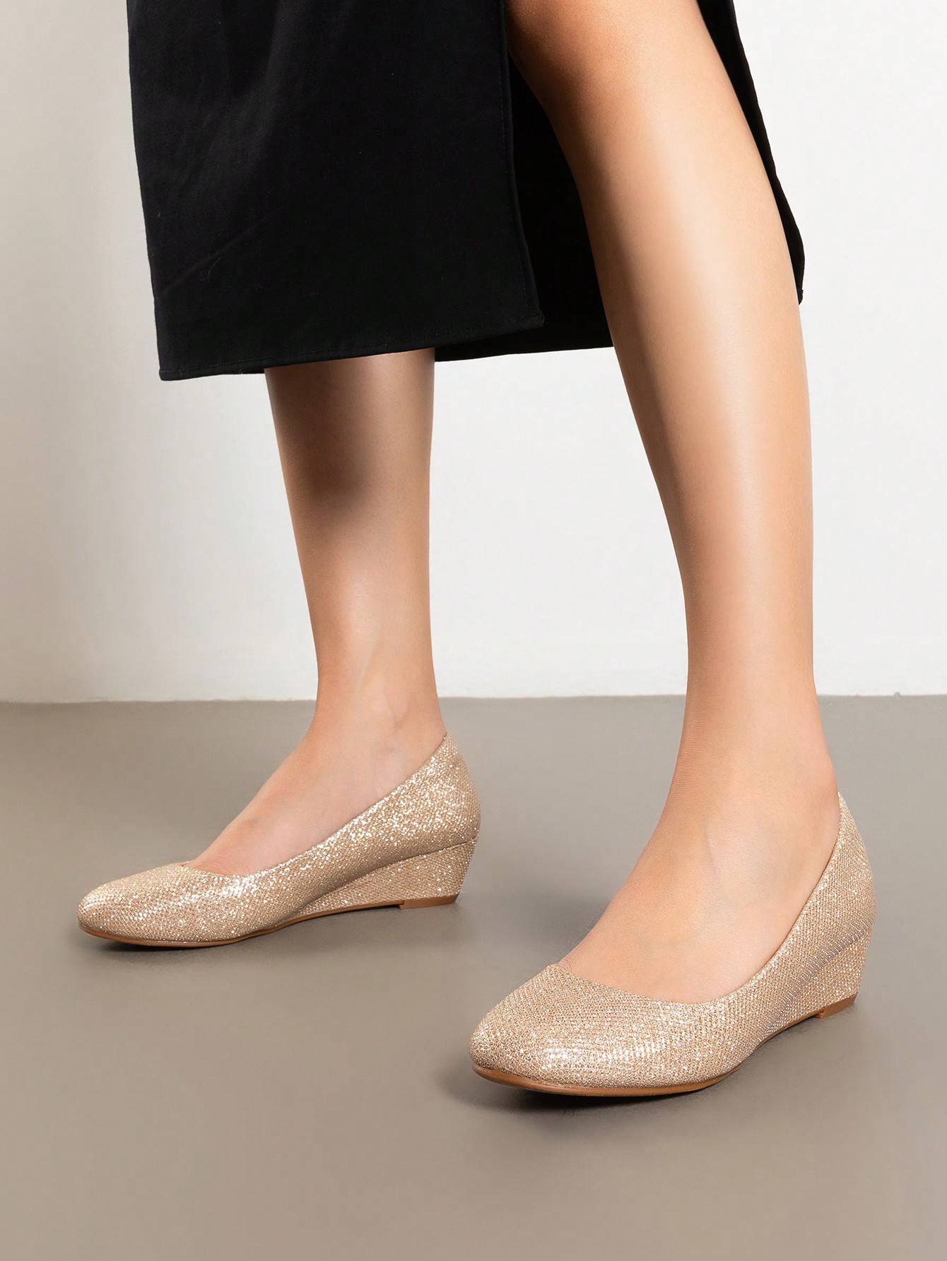 In Gold Women Wedges & Flatform