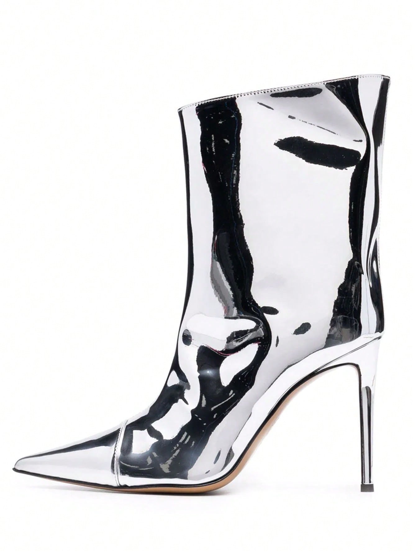 In Silver Women Ankle Boots & Booties