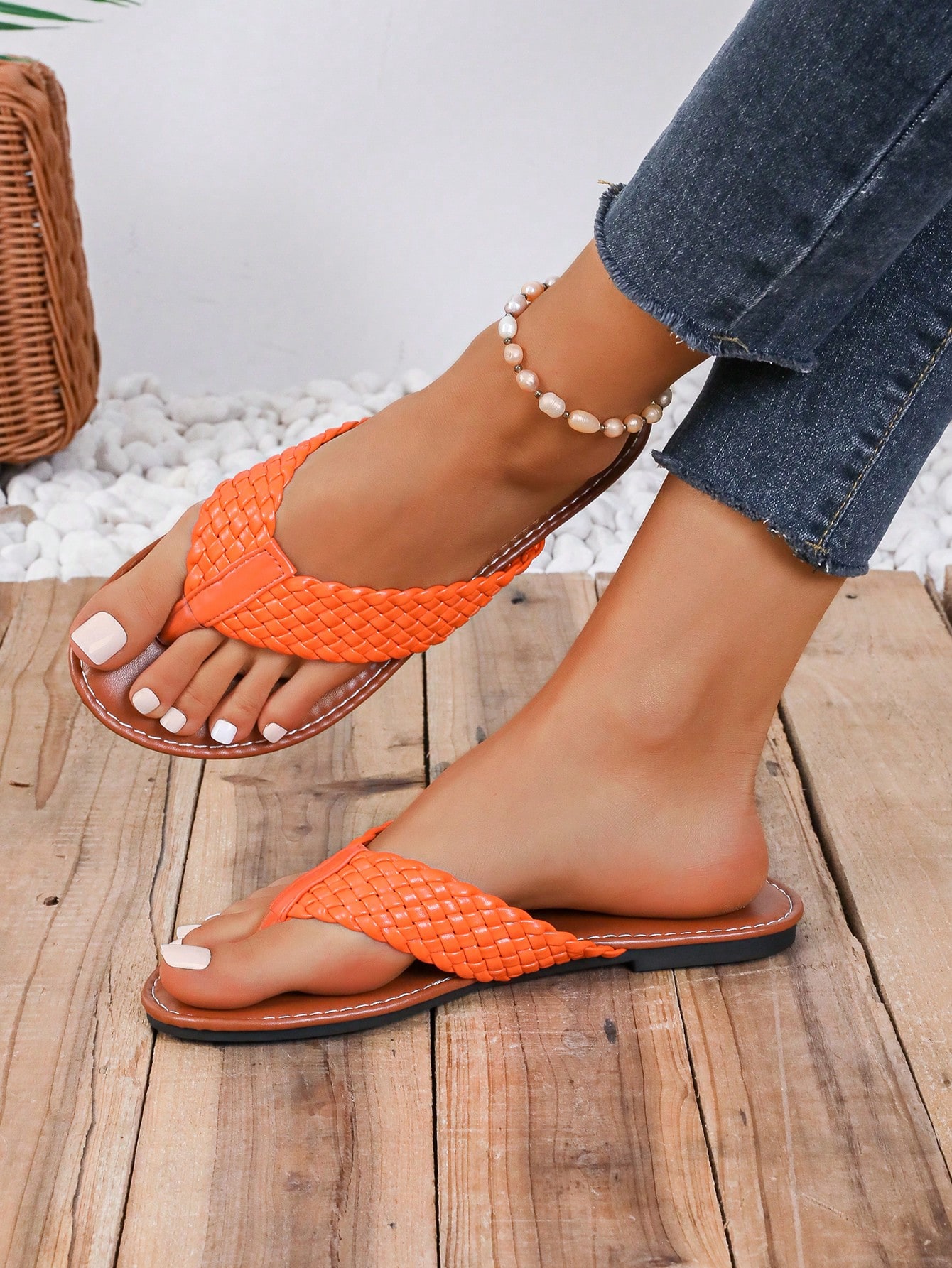 In Orange Women Shoes