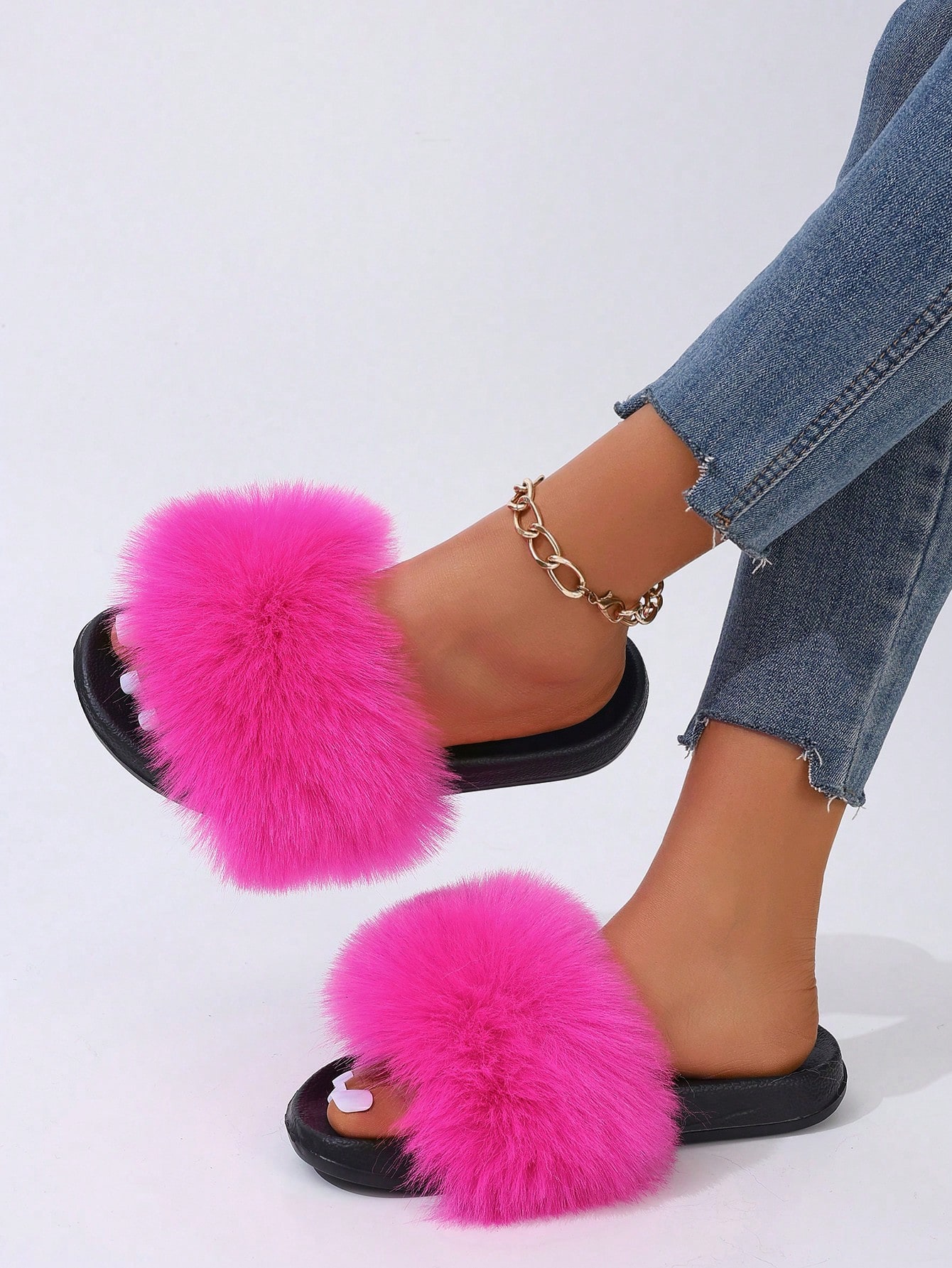 In Hot Pink Women Sandals