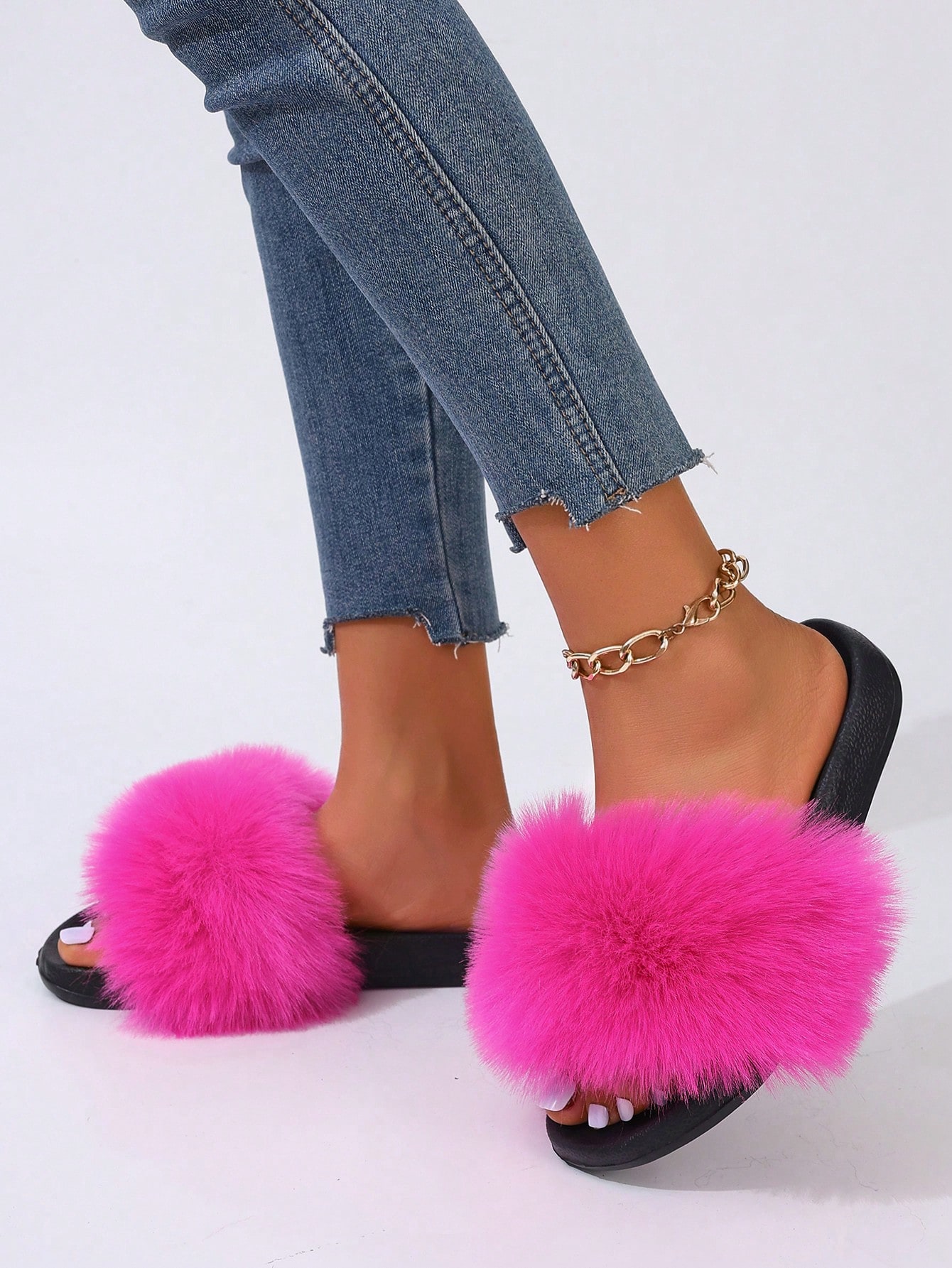 In Hot Pink Women Sandals