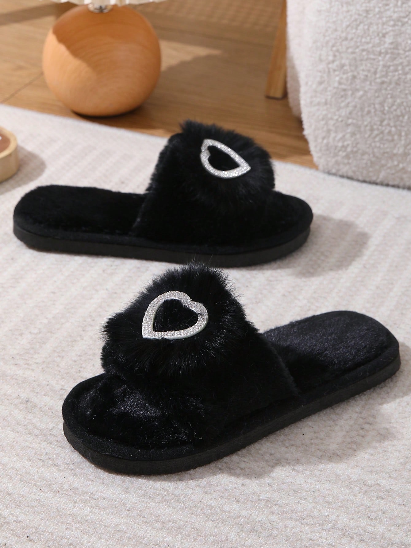 In Black Women Home Slippers