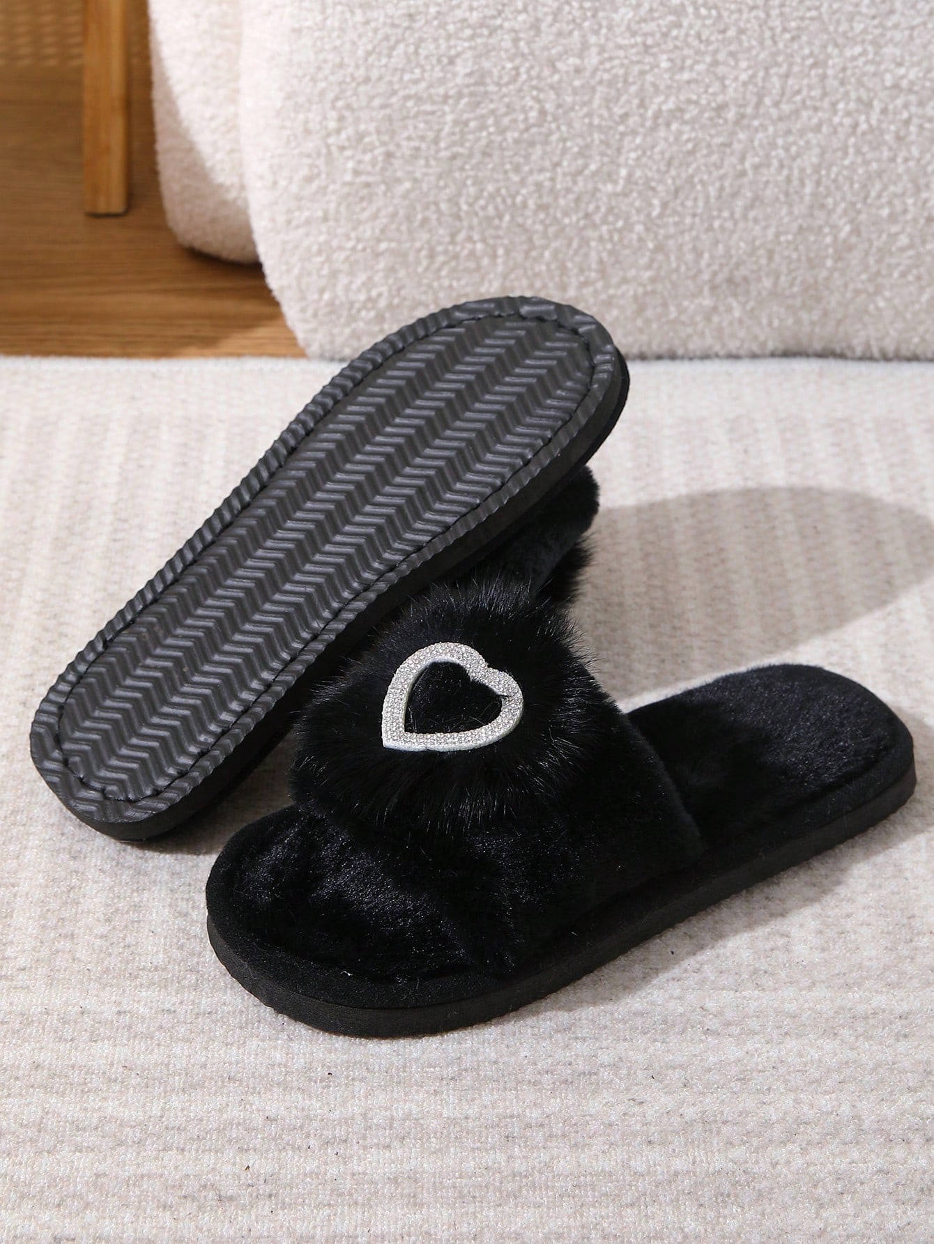 In Black Women Home Slippers