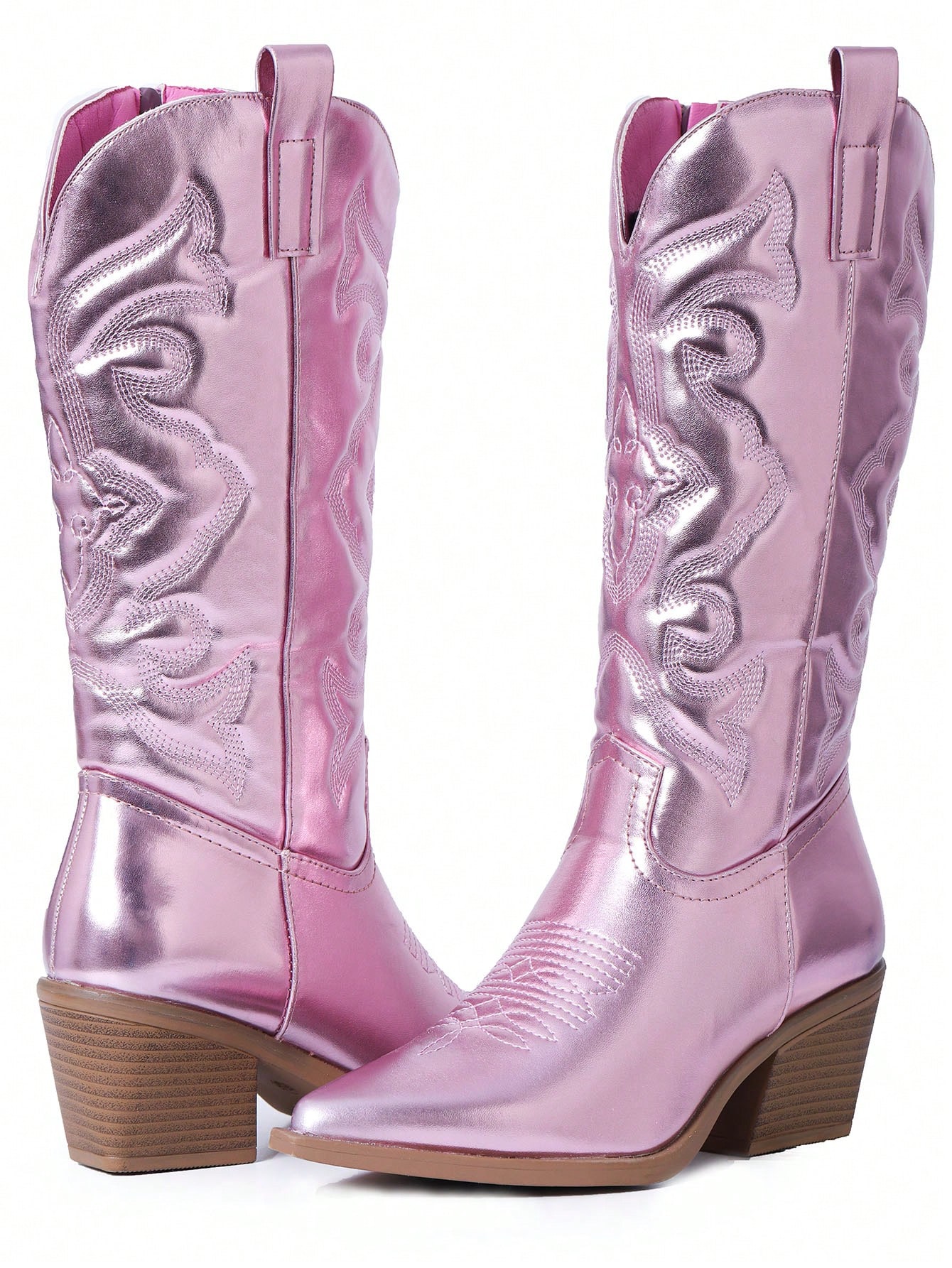 In Pink Women Mid-Calf Boots