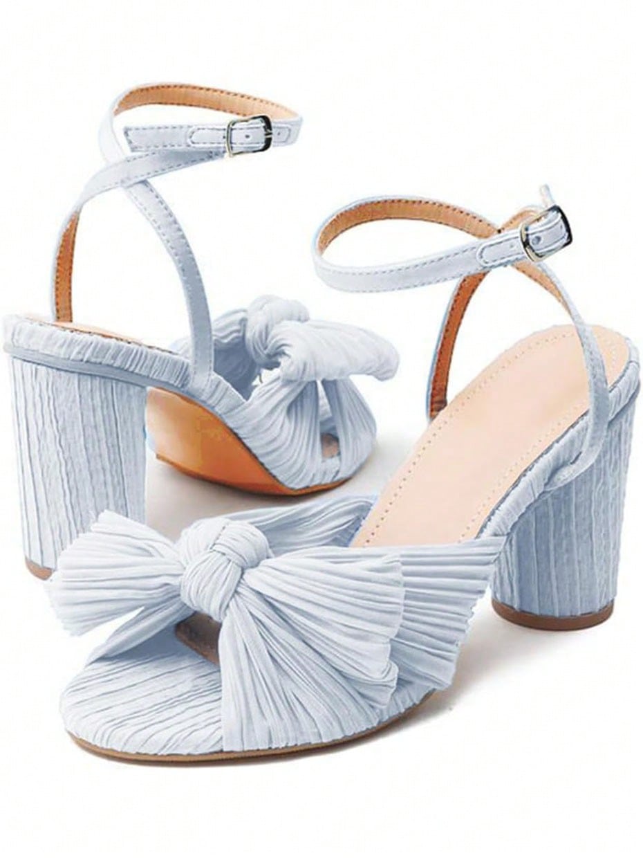 In Blue Women Heeled Sandals