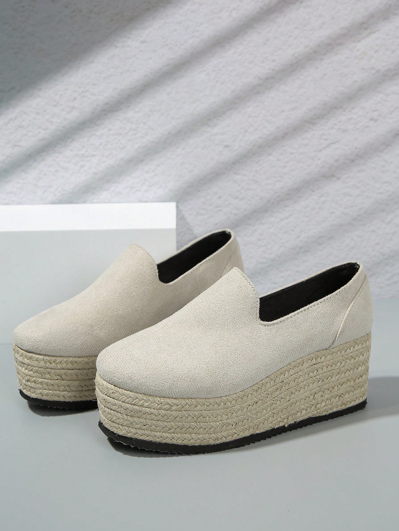 In Beige Women Wedges & Flatform