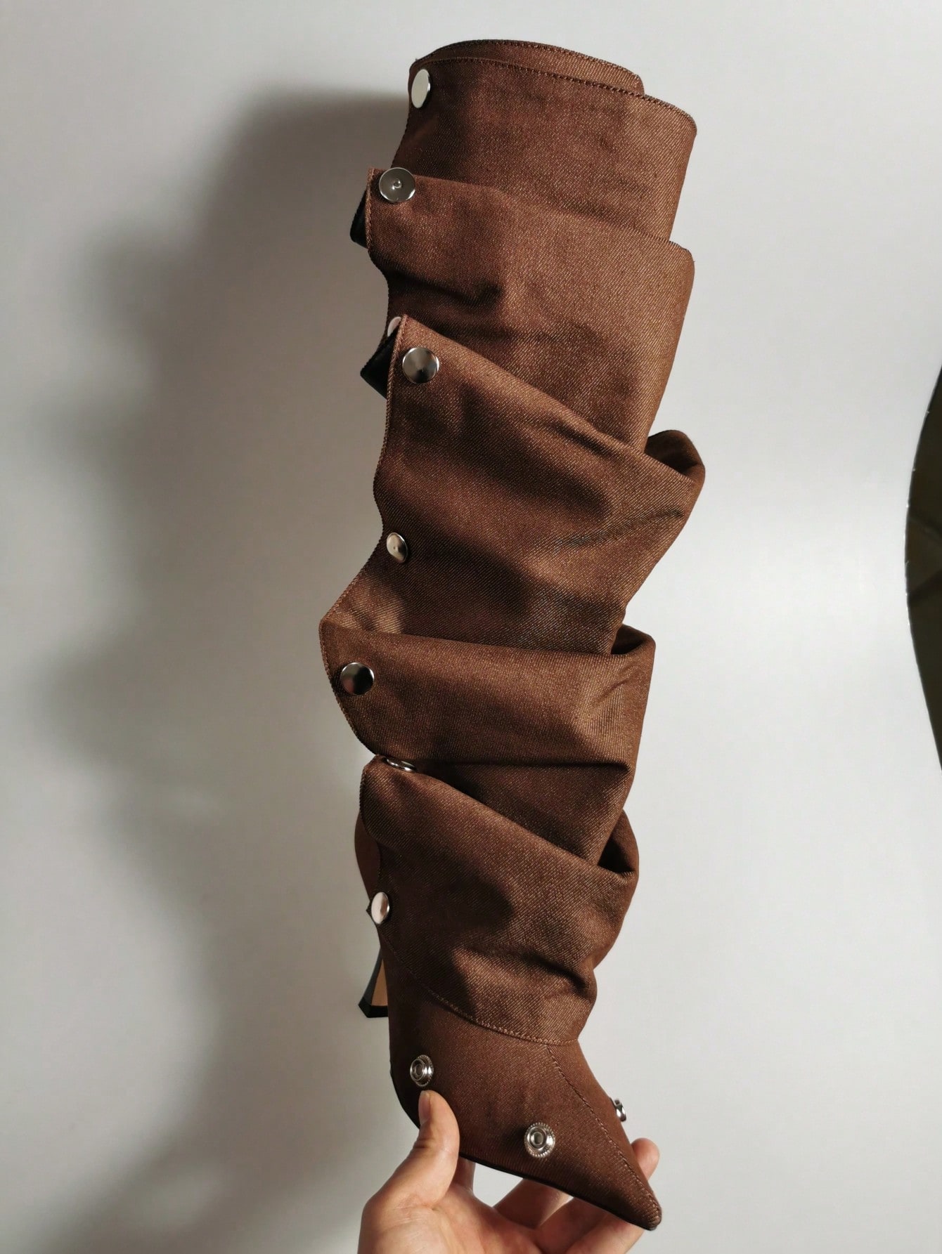 In Coffee Brown Women Fashion Boots