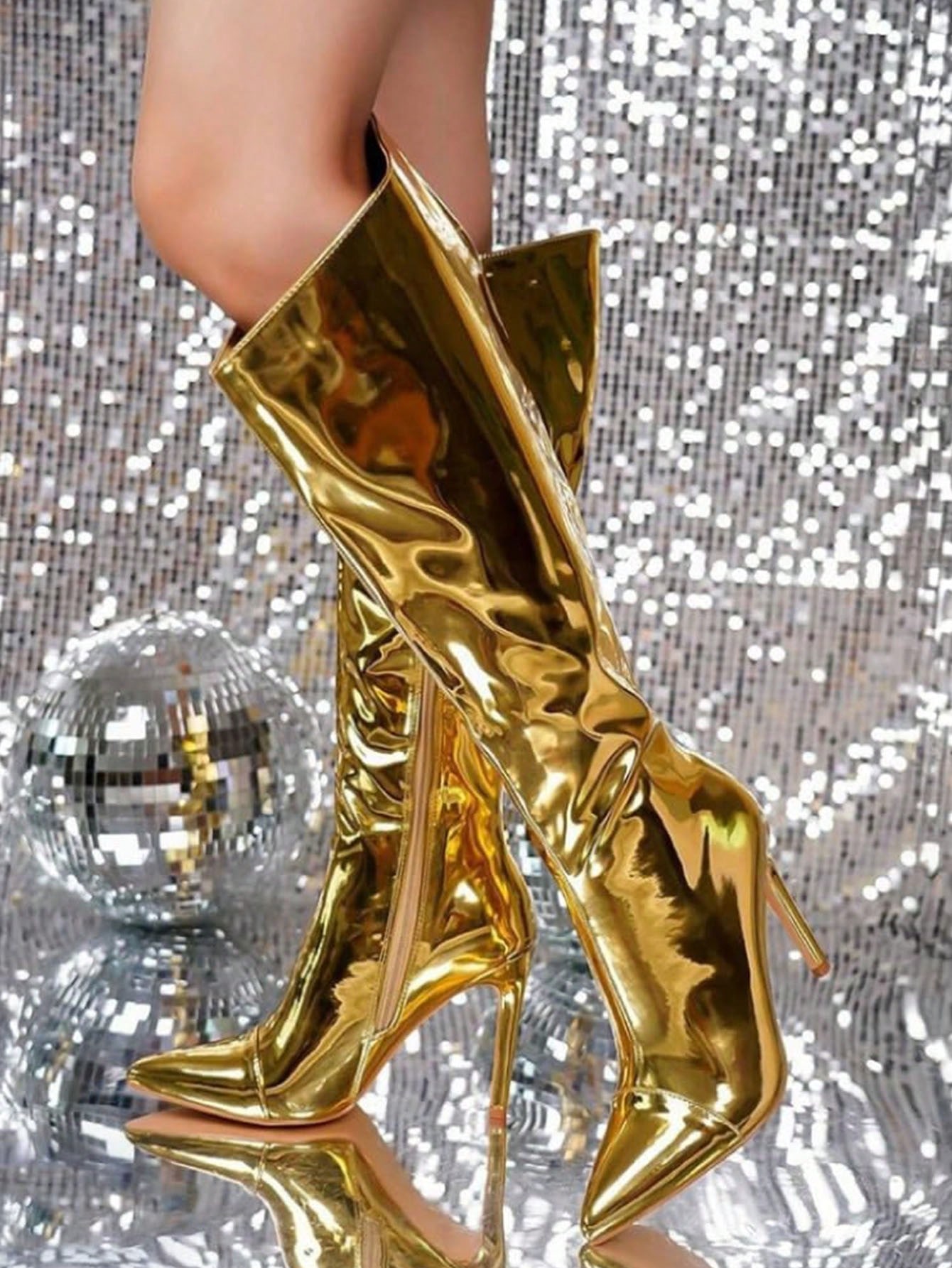 In Gold Women Fashion Boots