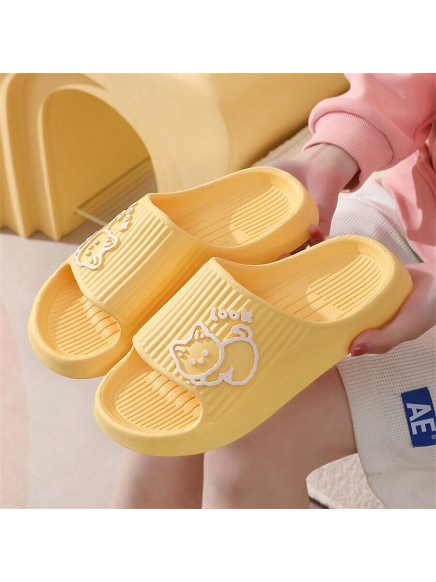 In Yellow Women Slippers