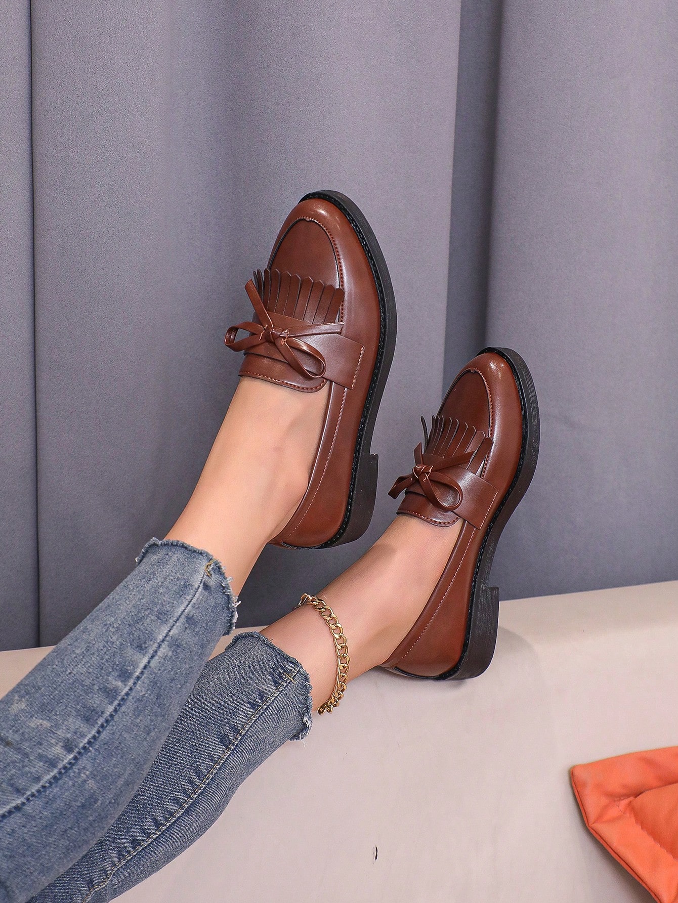 In Brown Women Flats