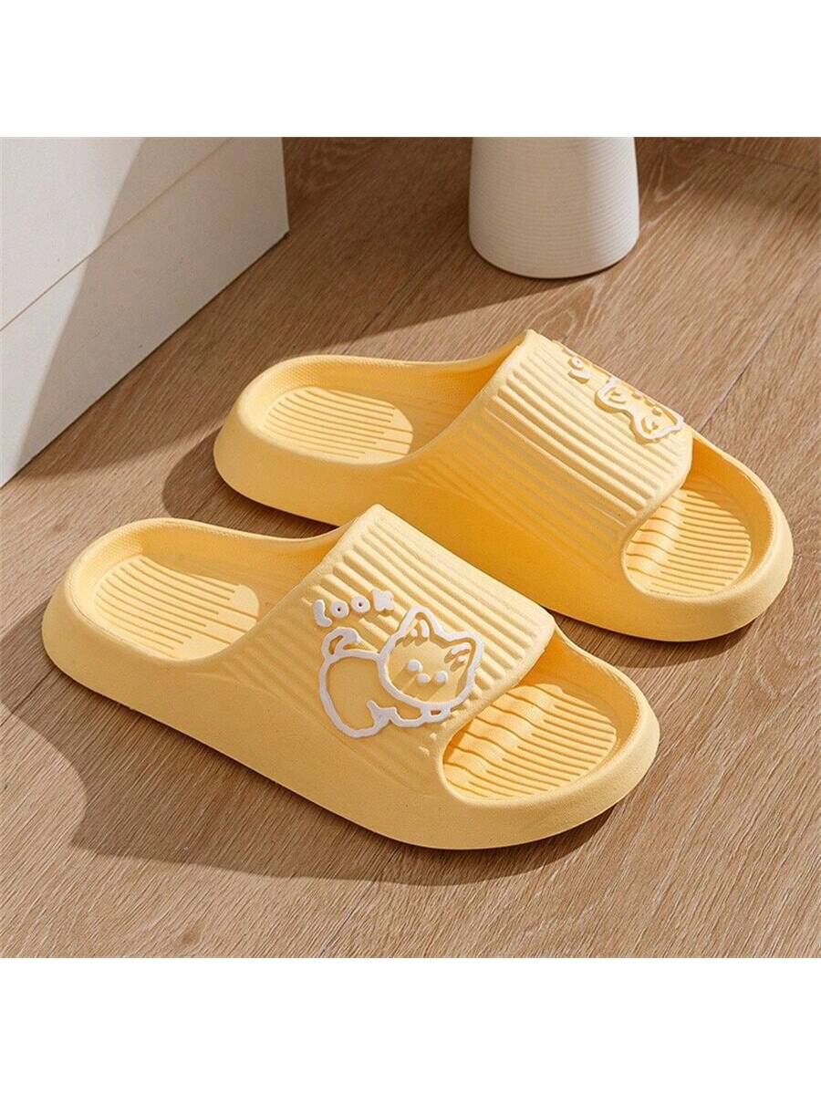 In Yellow Women Slippers