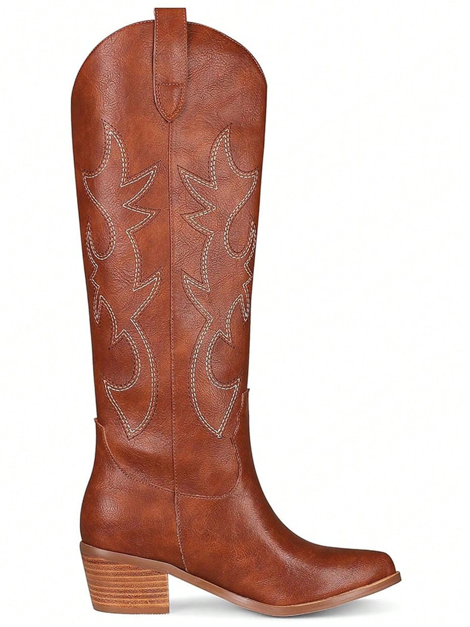 In Brown Women Knee-High Boots