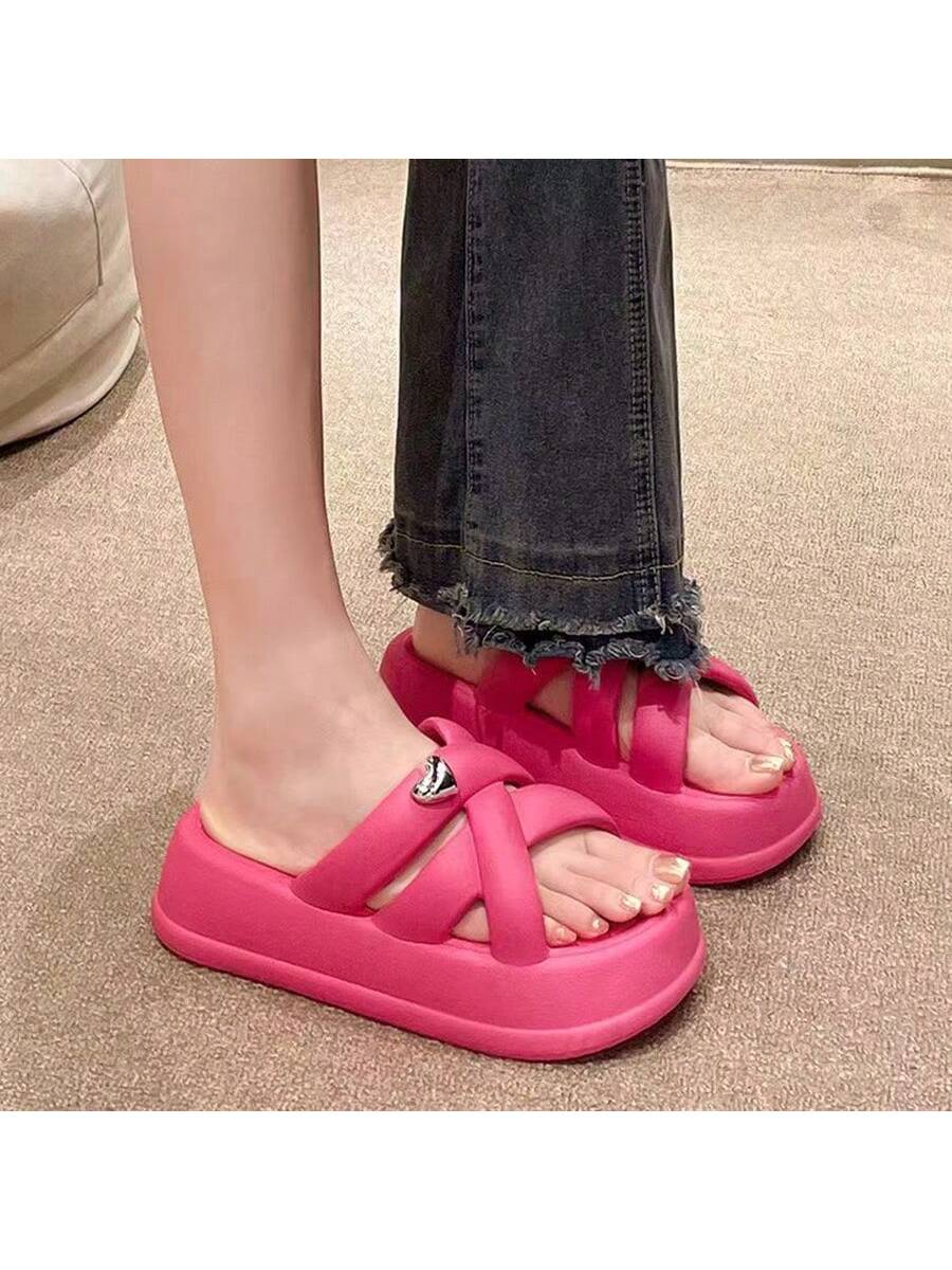 In Hot Pink Women Platforms & Wedge Sandals