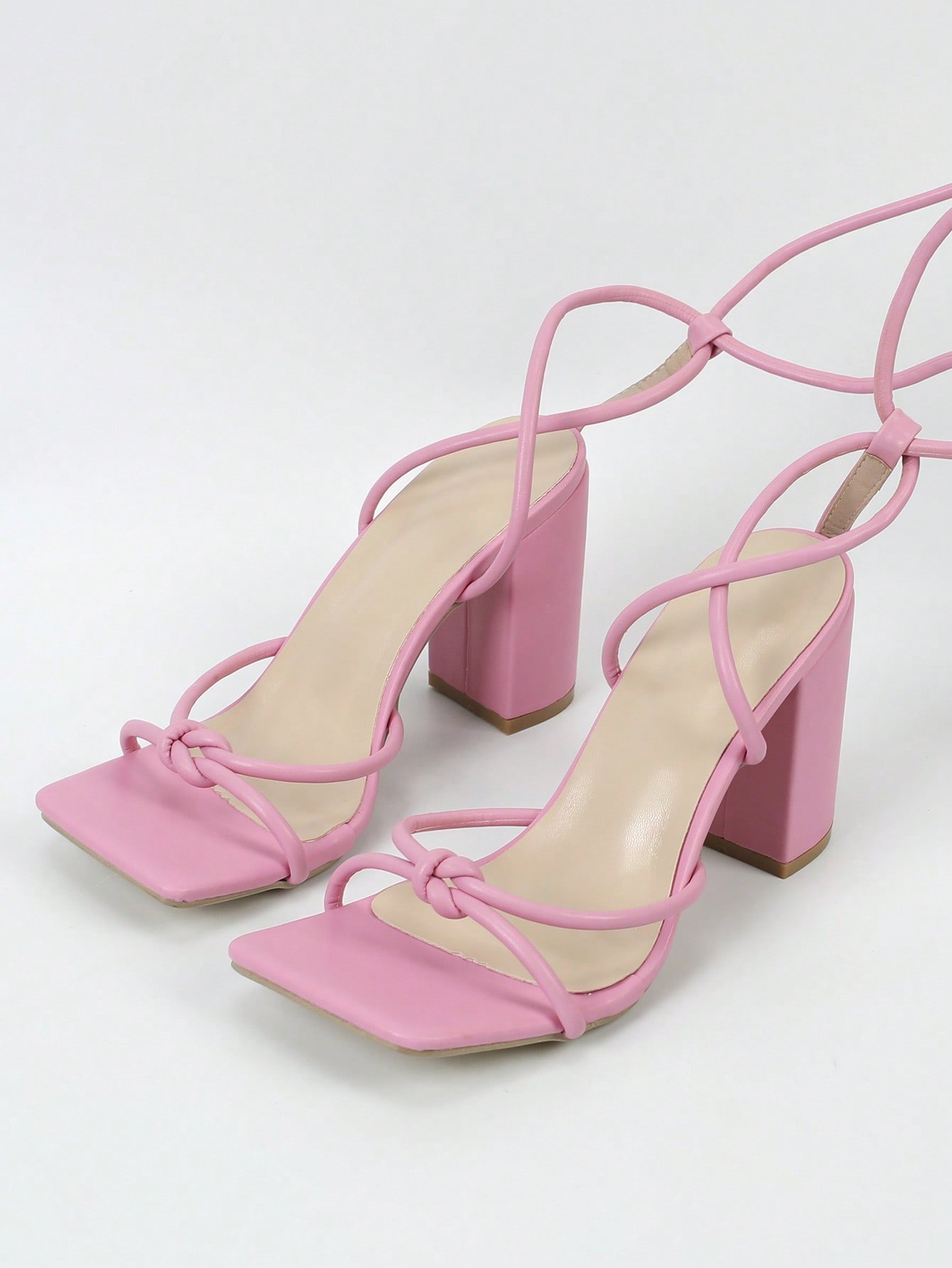 In Pink Women Heeled Sandals