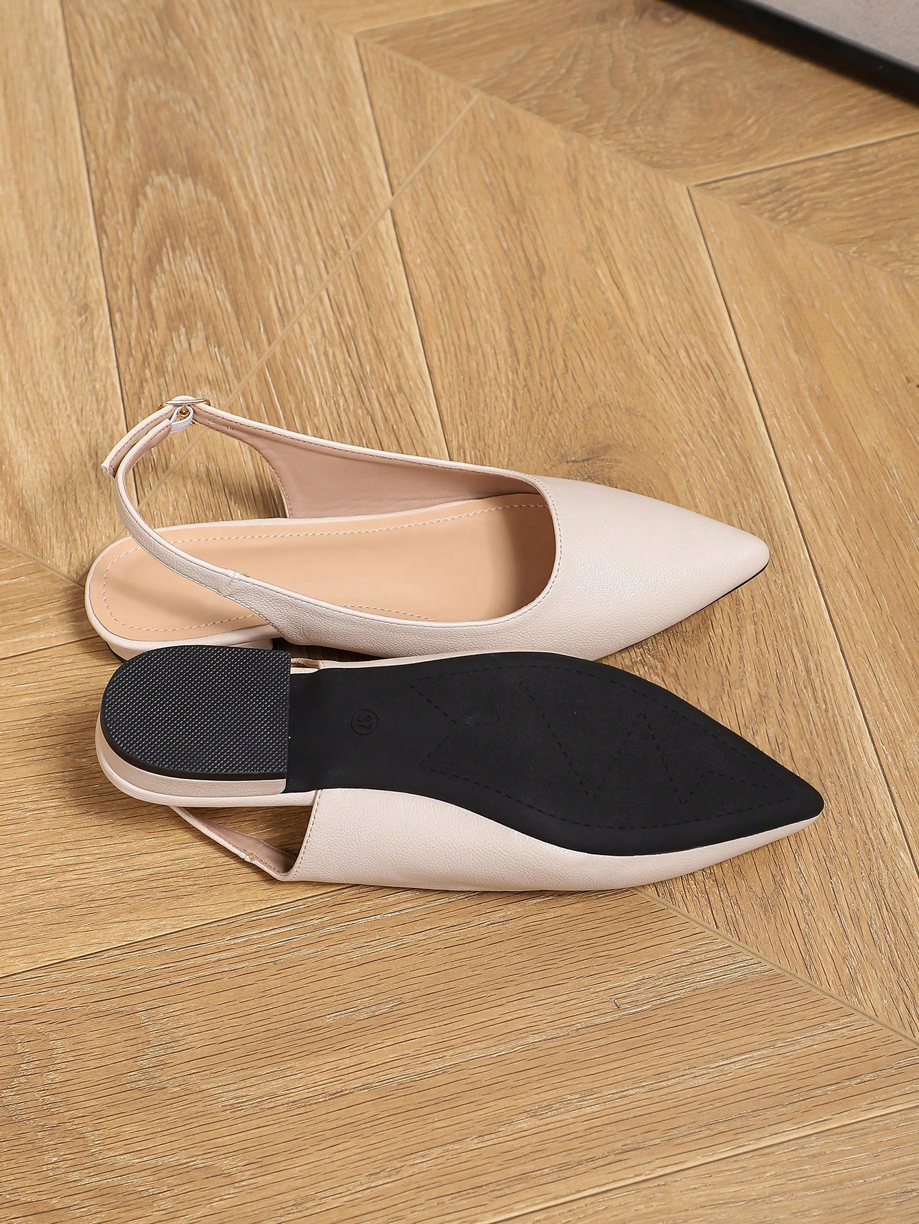 In Apricot Women Flats