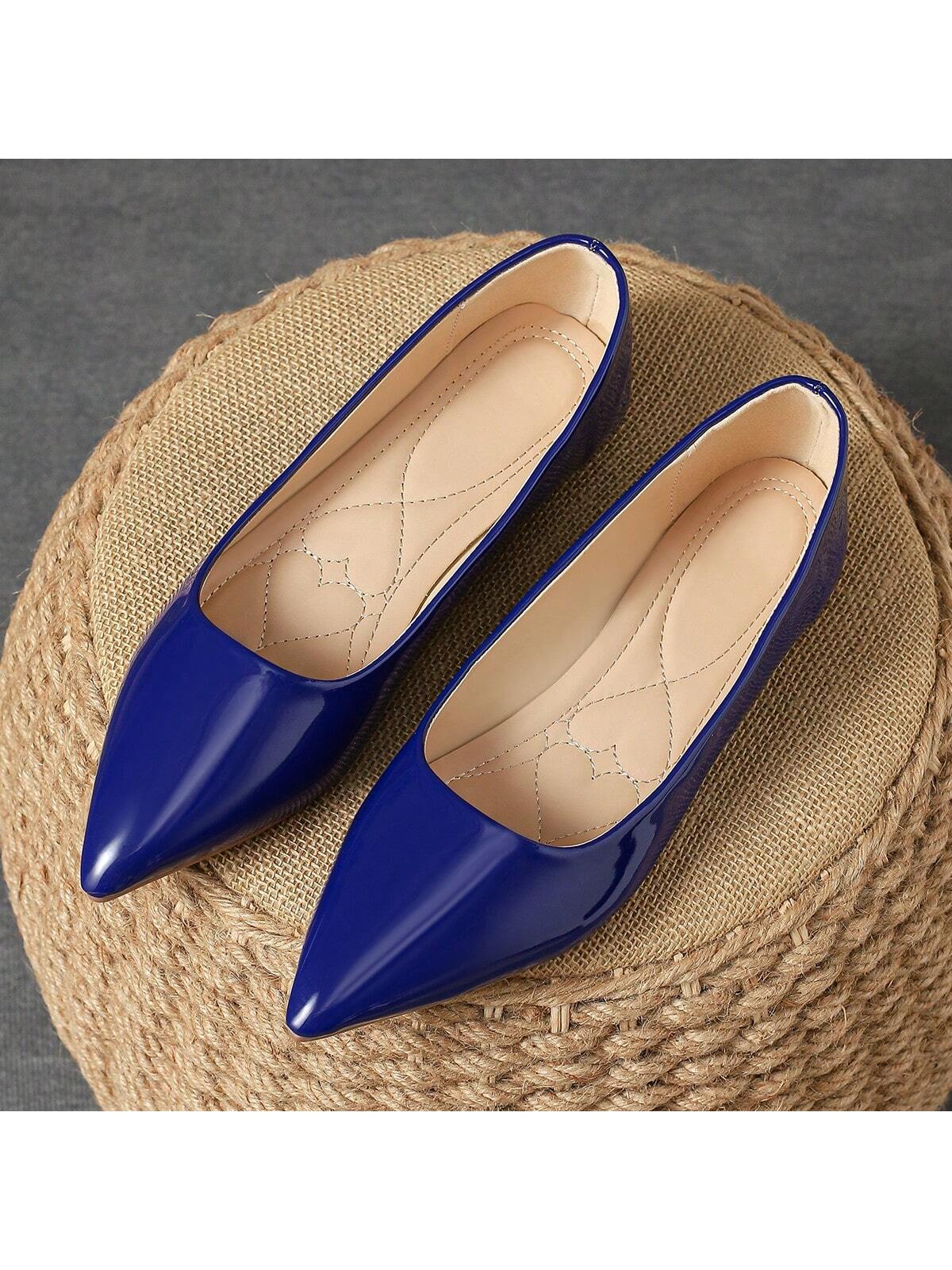 In Blue Women Flats