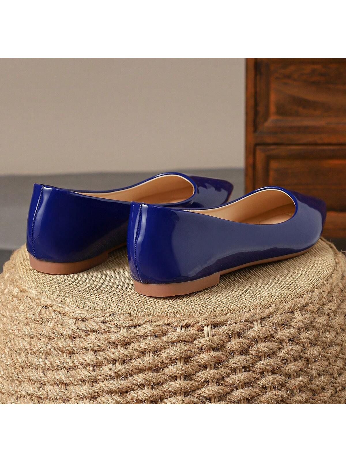 In Blue Women Flats