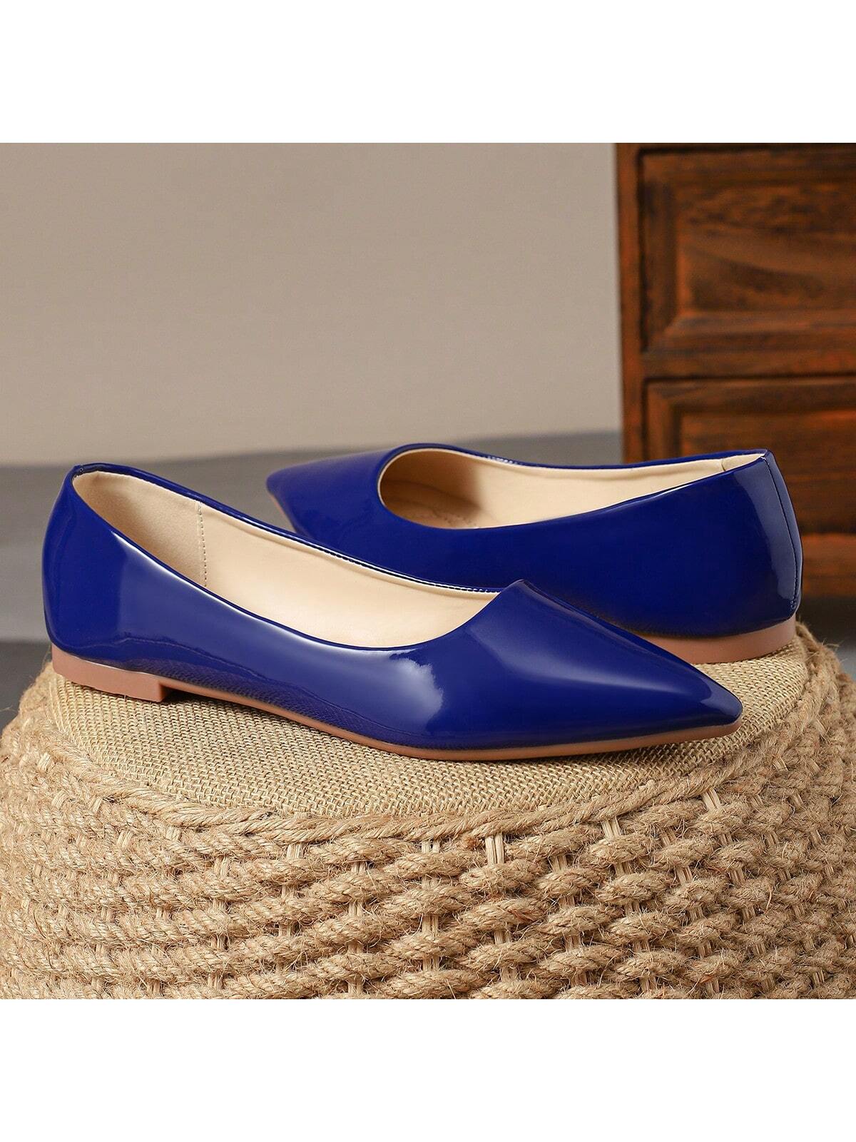 In Blue Women Flats