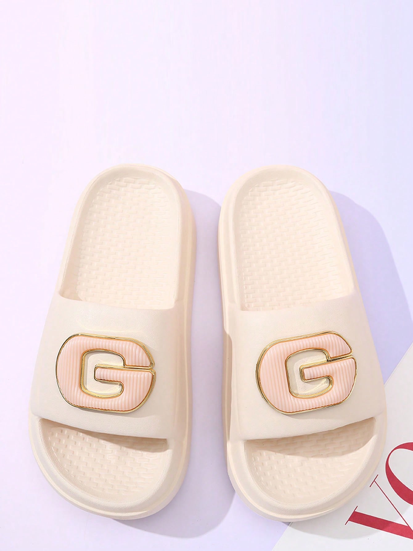 In Beige Women Slippers