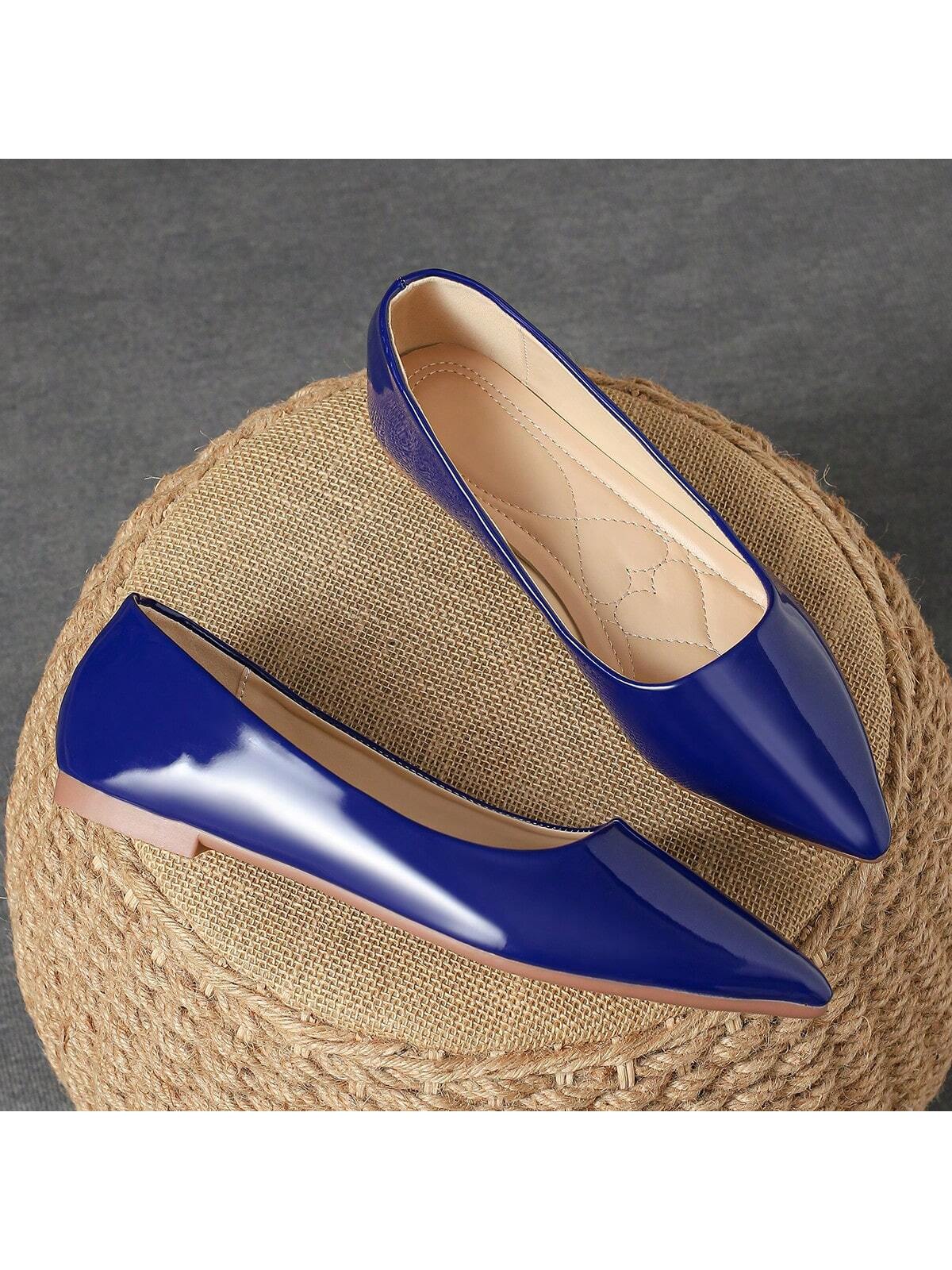 In Blue Women Flats