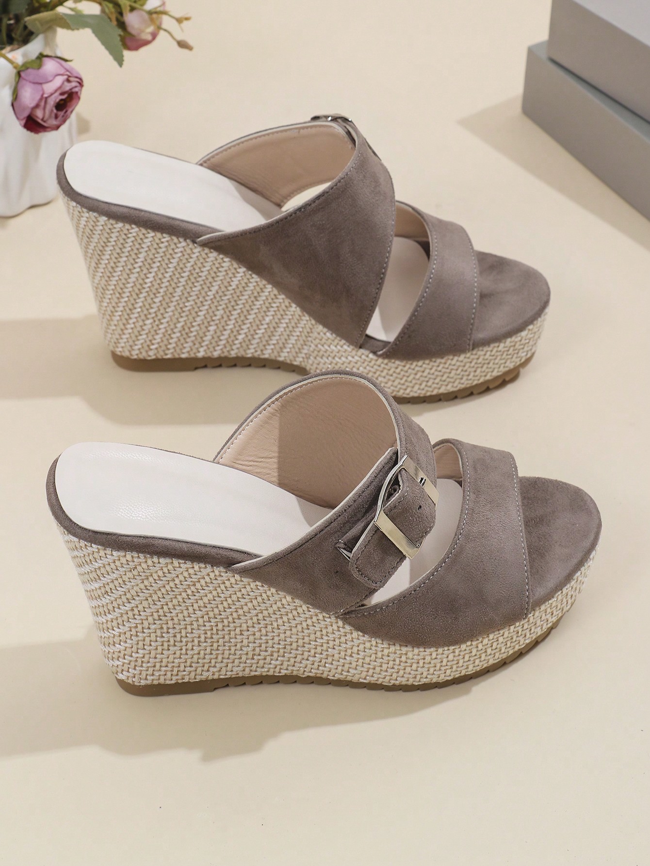 In Khaki Women Wedges & Flatform