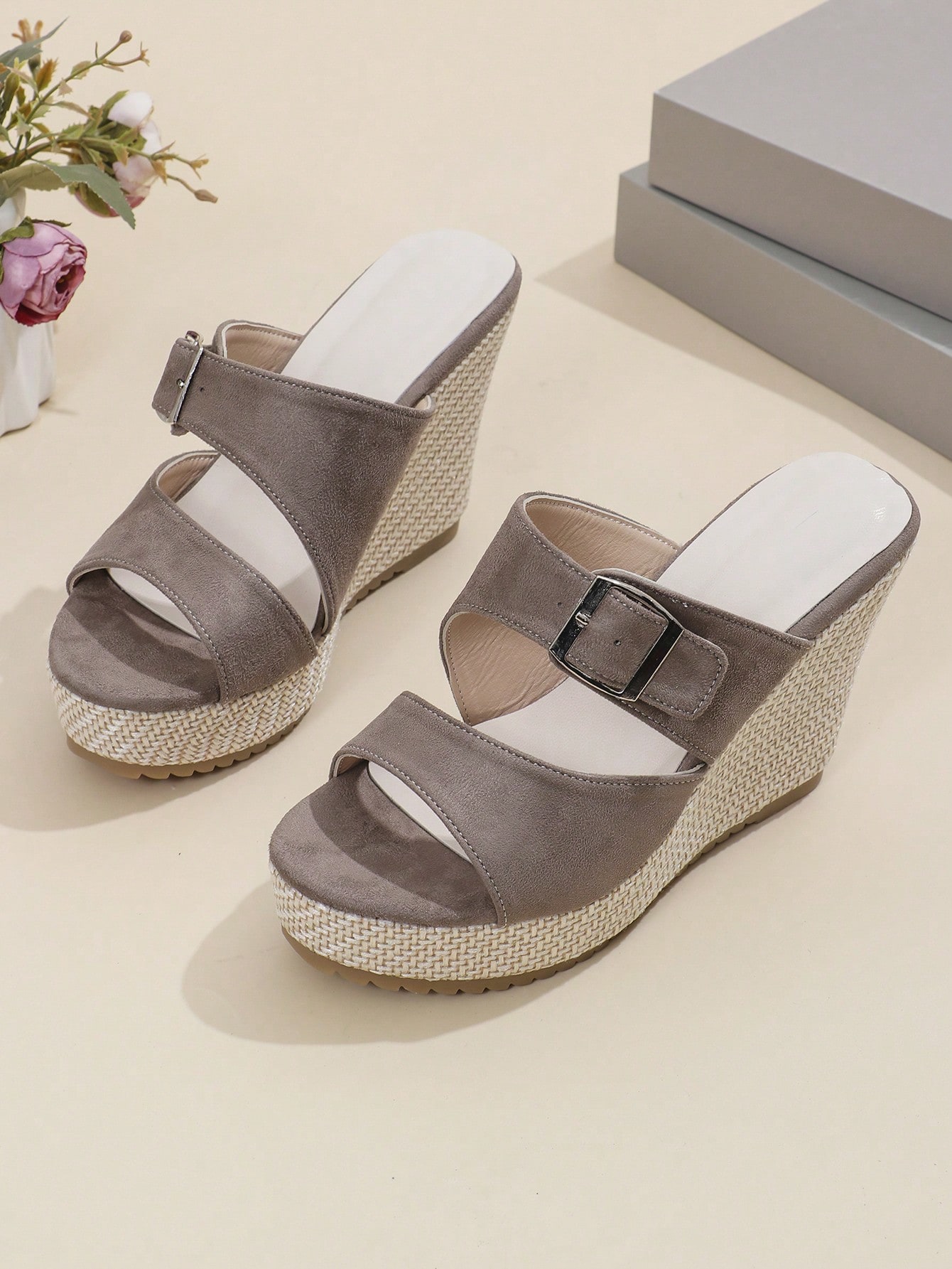 In Khaki Women Wedges & Flatform