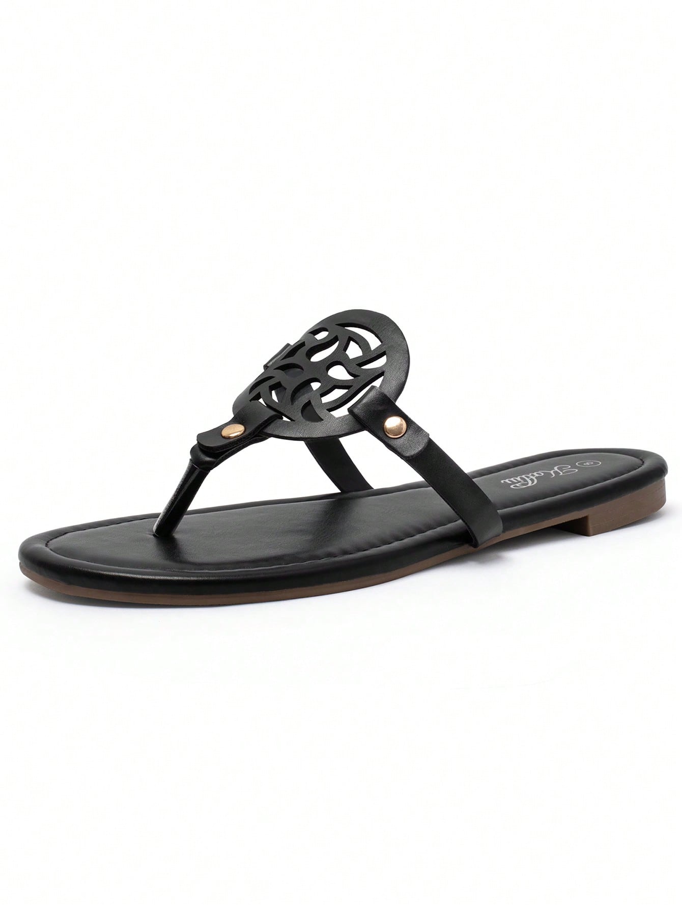 In Black and White Women Sandals