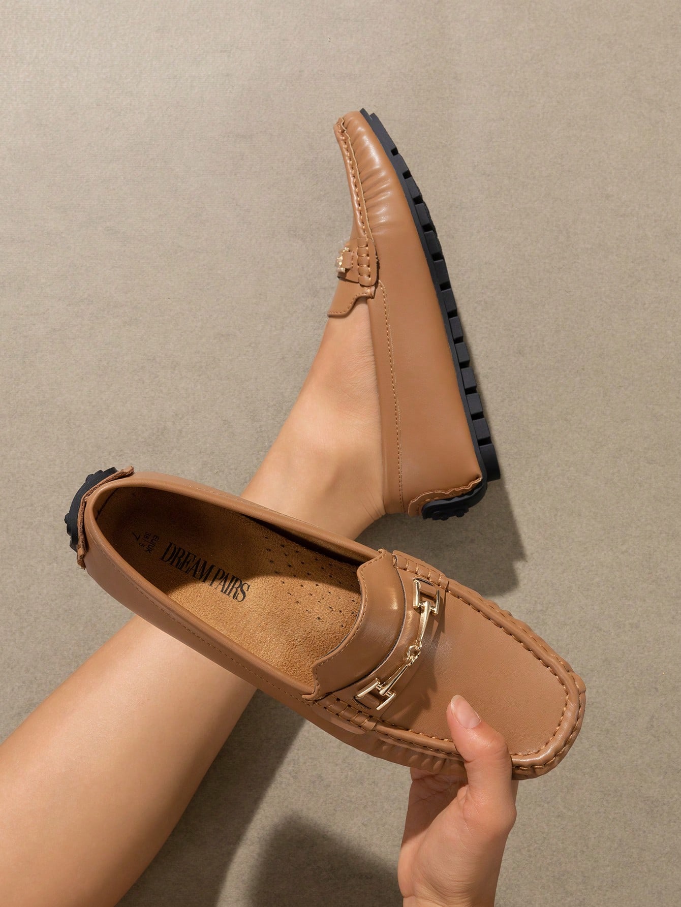 In Brown Women Flats