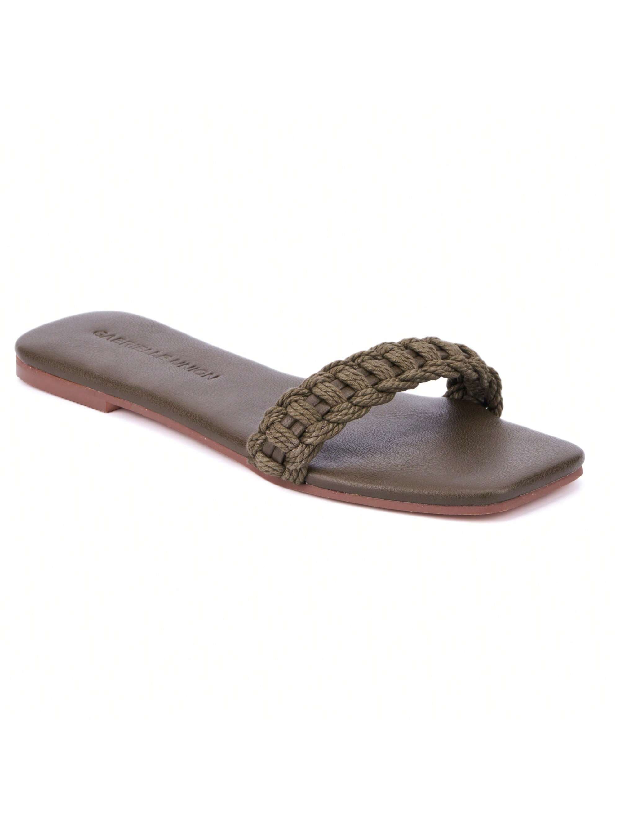 In Olive Green Women Sandals