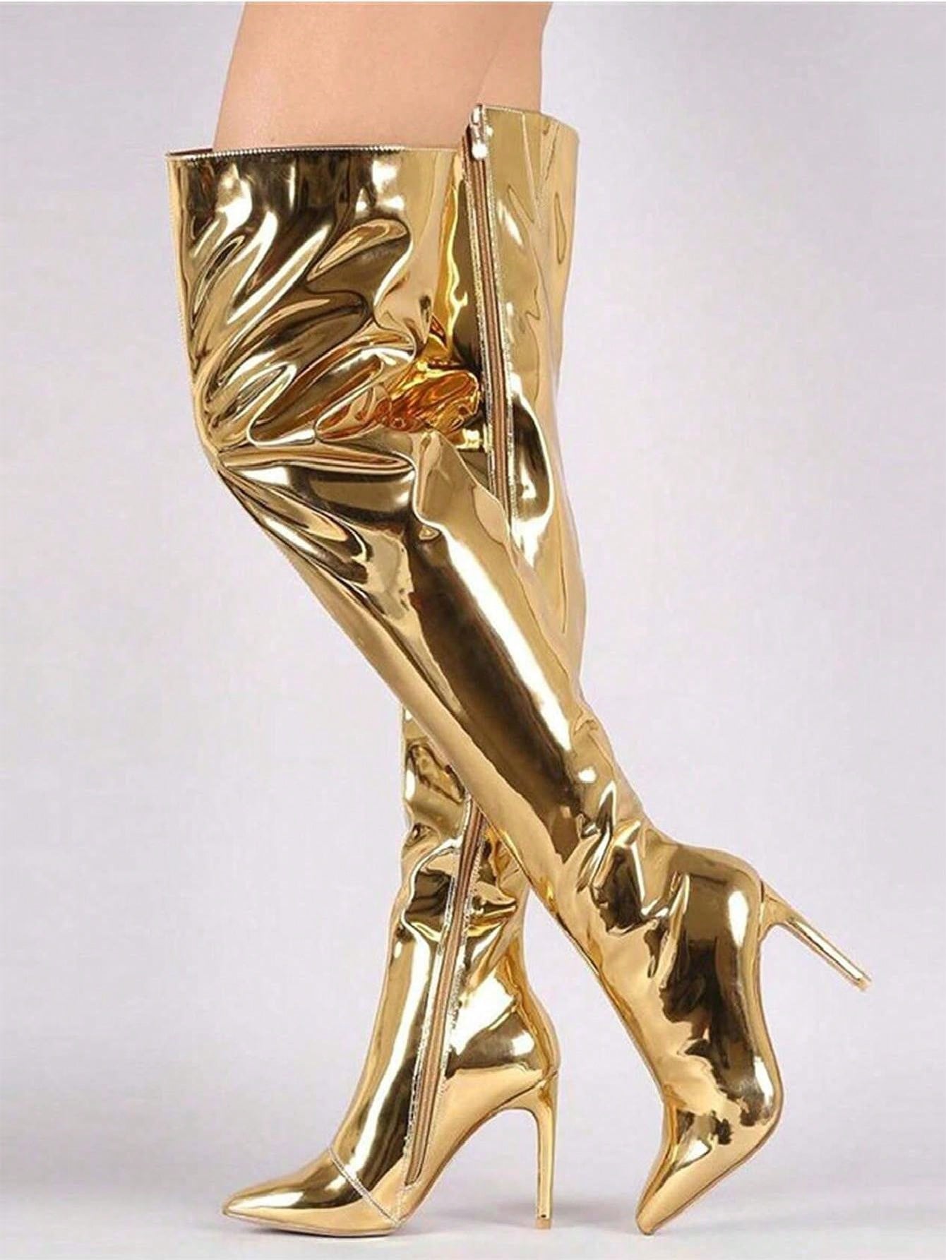 In Gold Women Fashion Boots