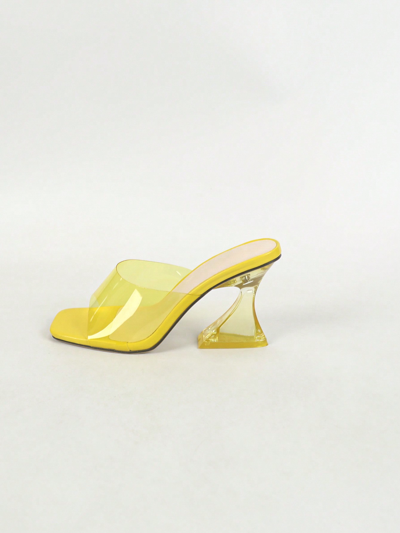 In Yellow Women Heeled Sandals