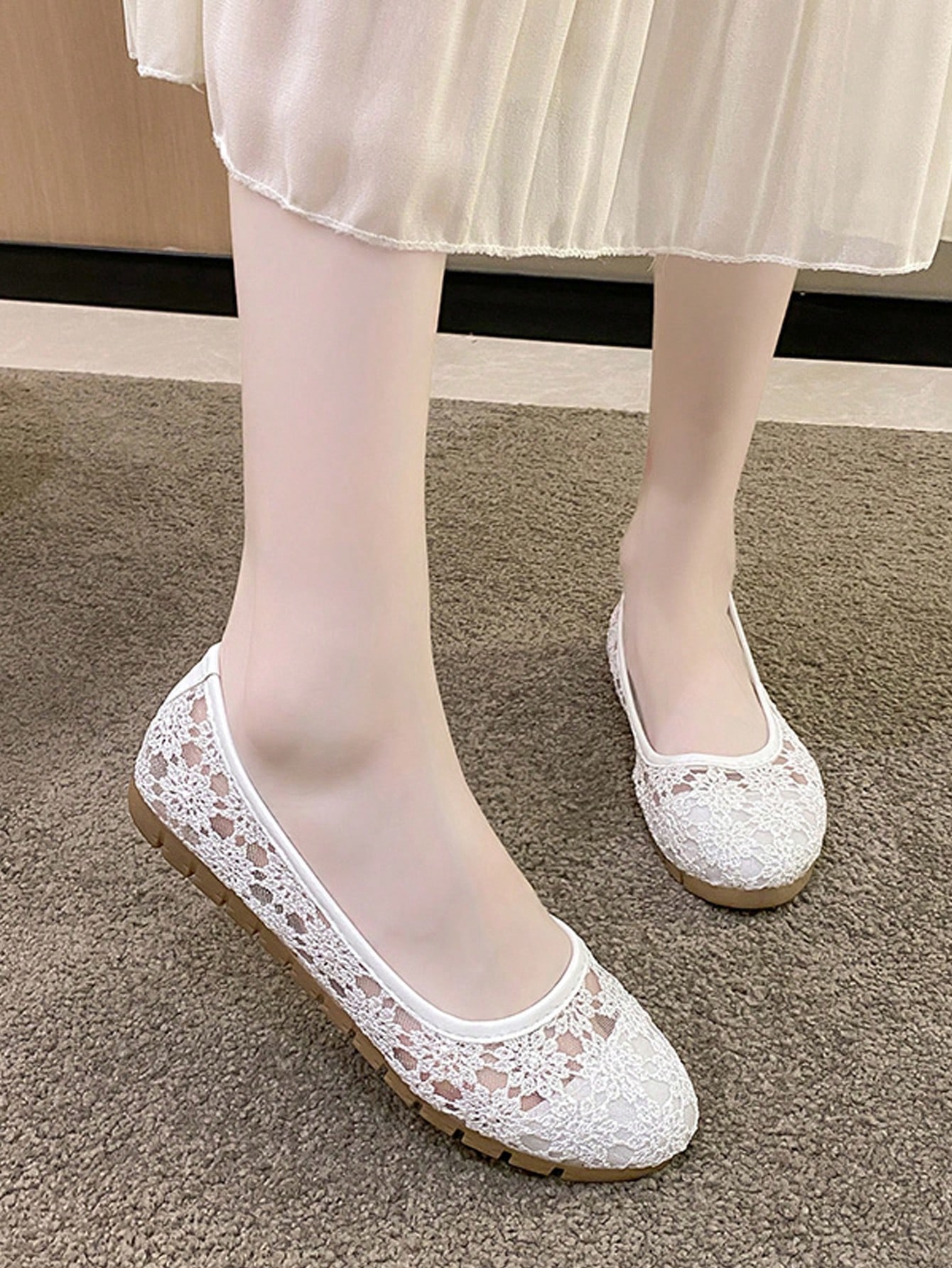 In White Women Flats