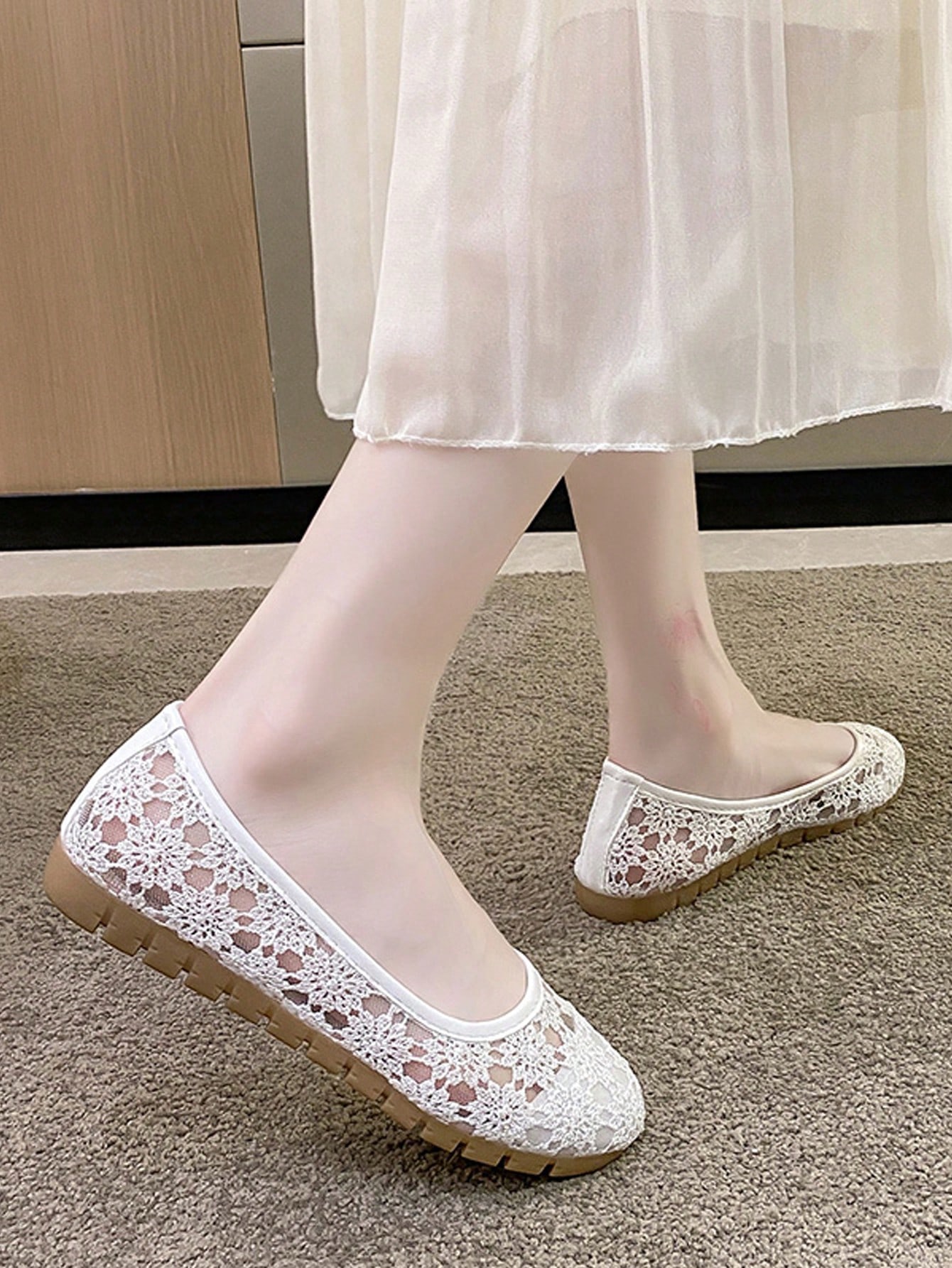 In White Women Flats