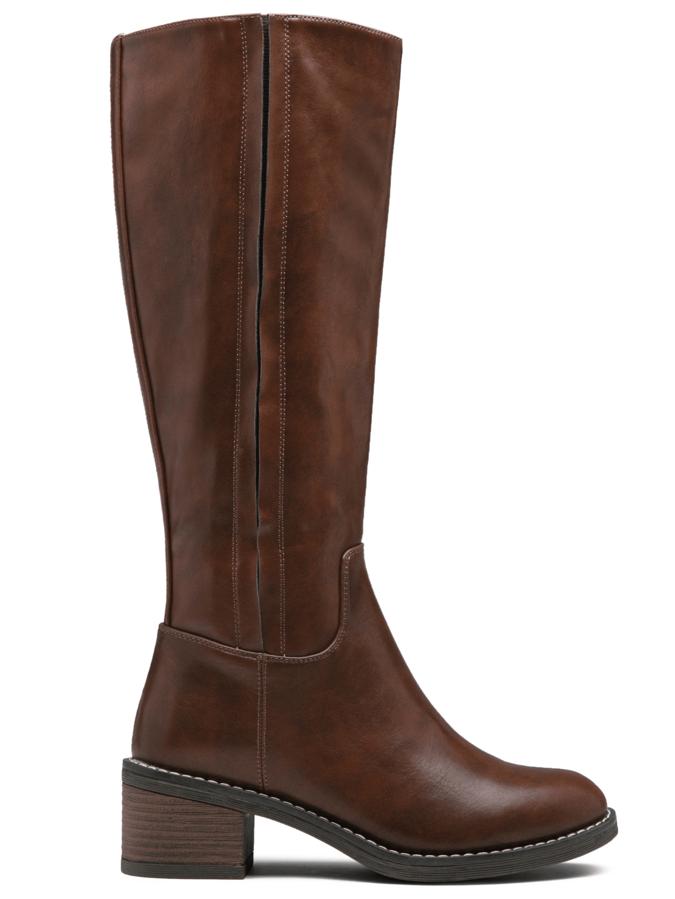 In Coffee Brown Women Fashion Boots