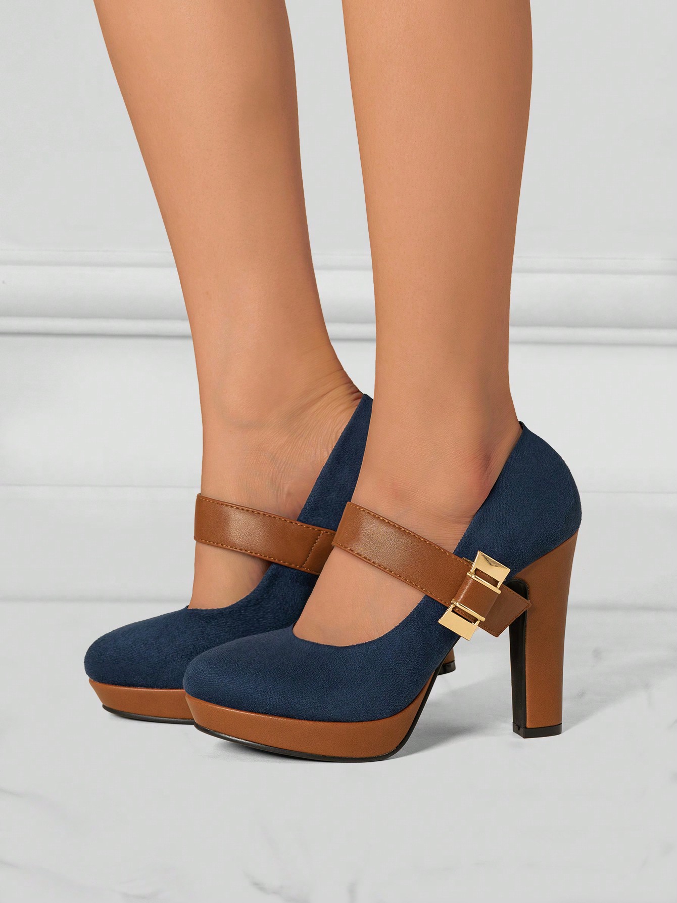 In Blue Women Pumps