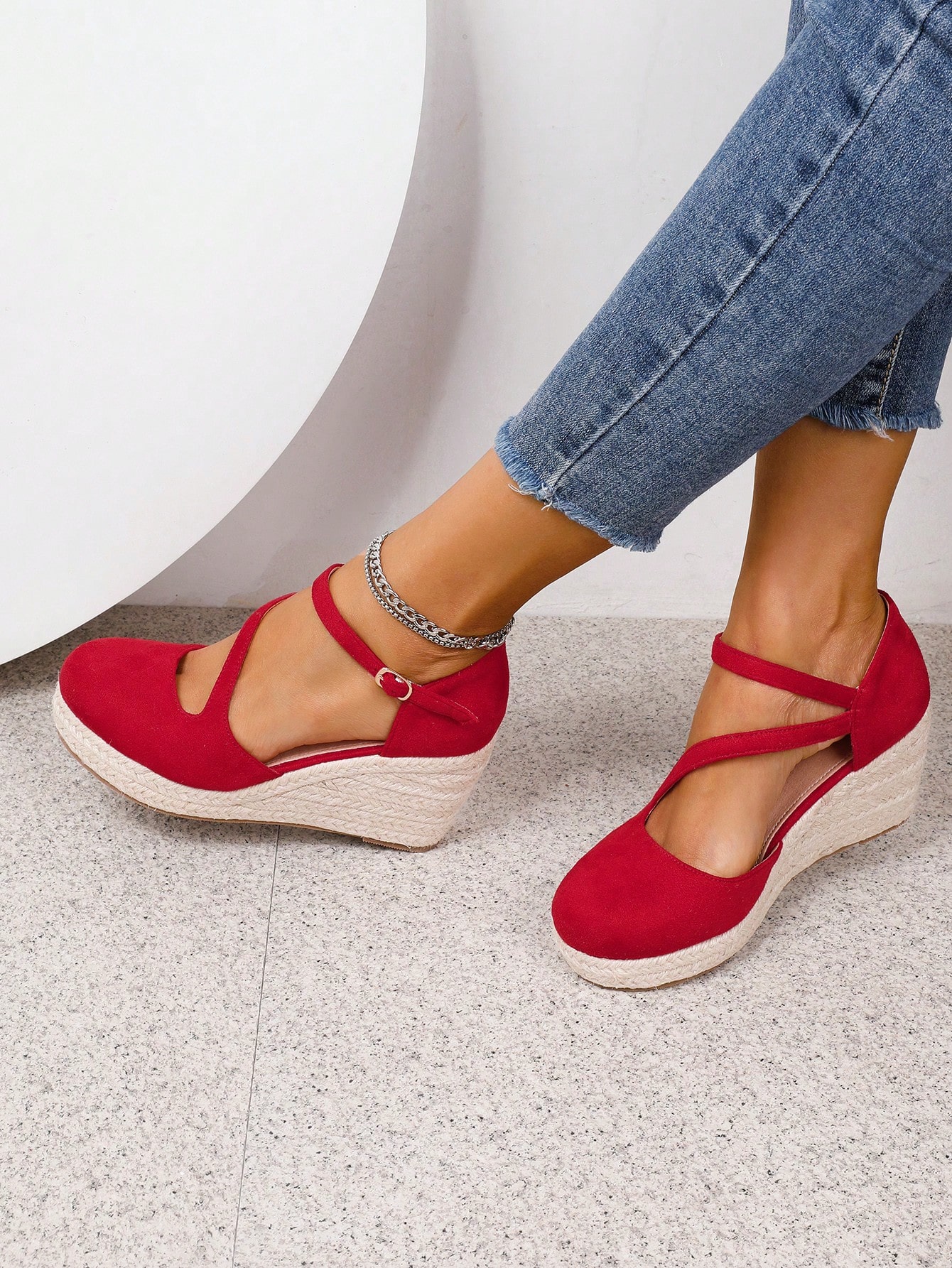 In Red Women Wedges & Flatform