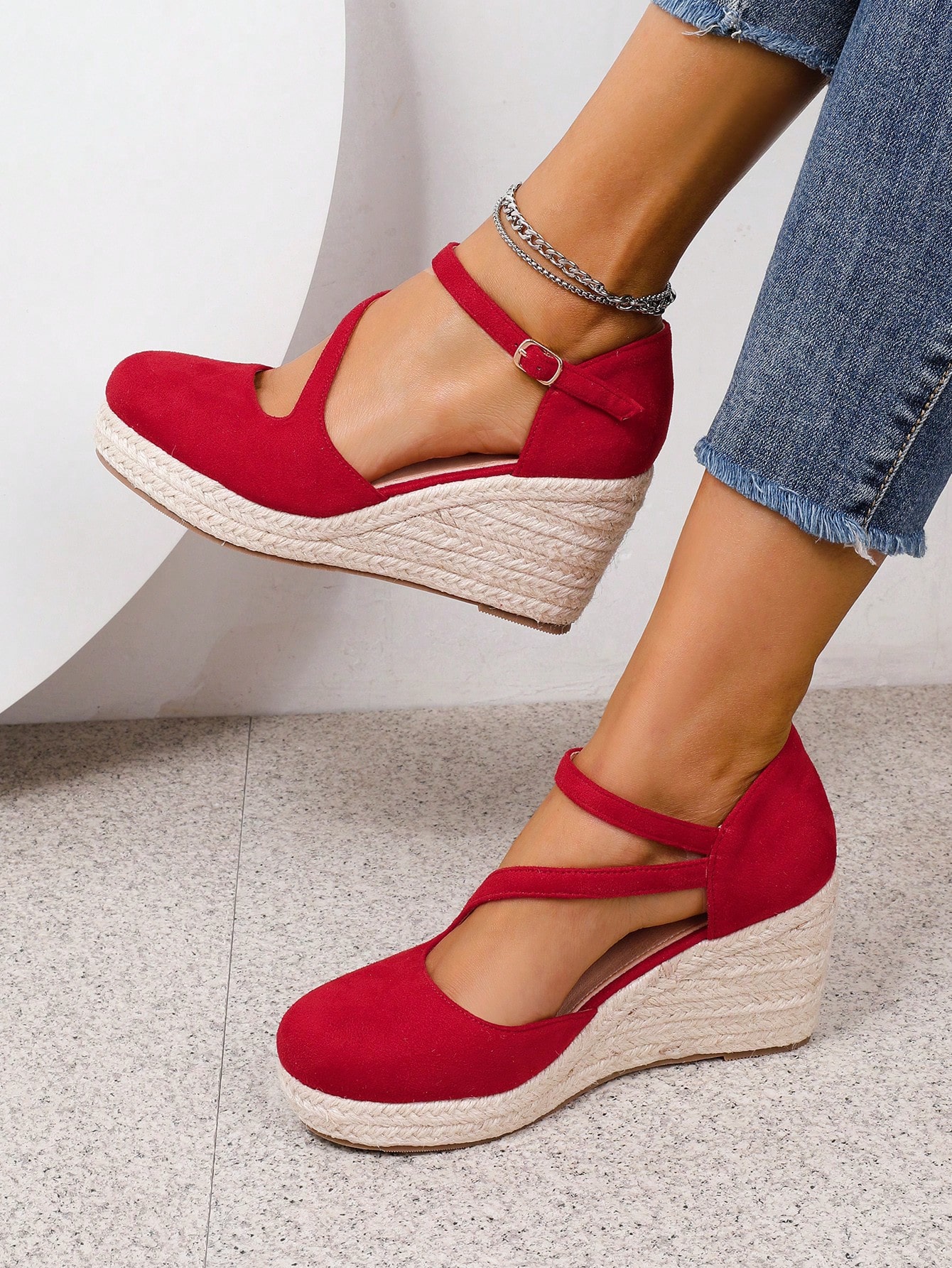 In Red Women Wedges & Flatform