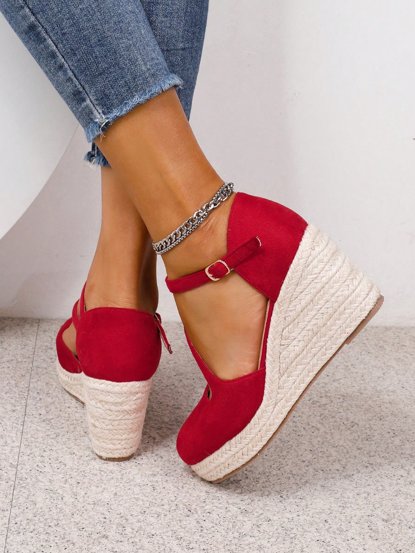 In Red Women Wedges & Flatform