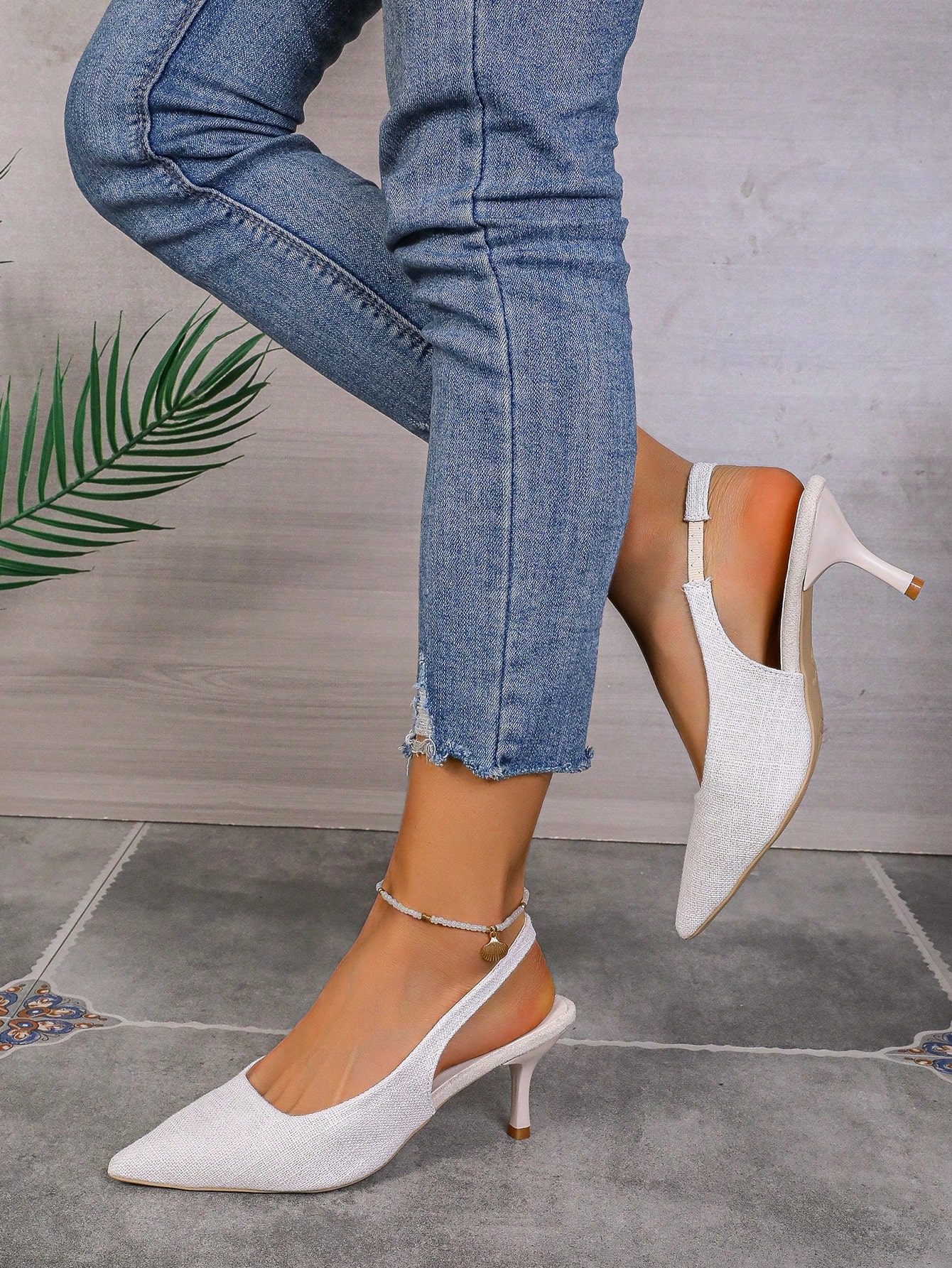 In White Women Pumps