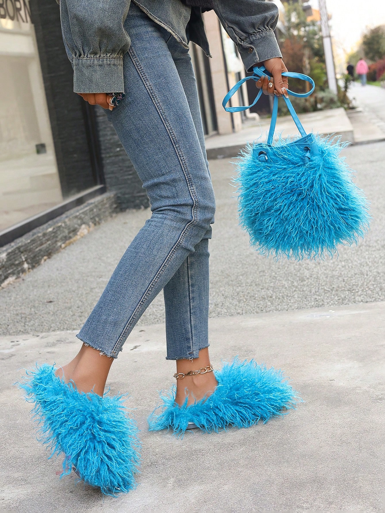 In Blue Women Slippers