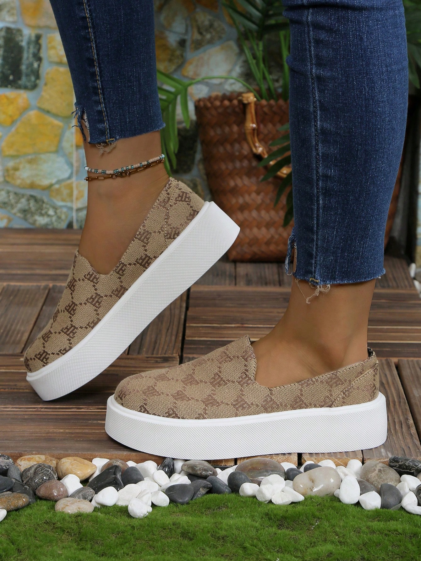 In Khaki Women Wedges & Flatform