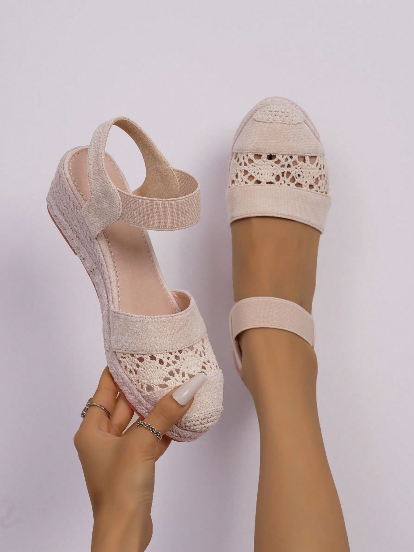 In Apricot Women Wedges & Flatform