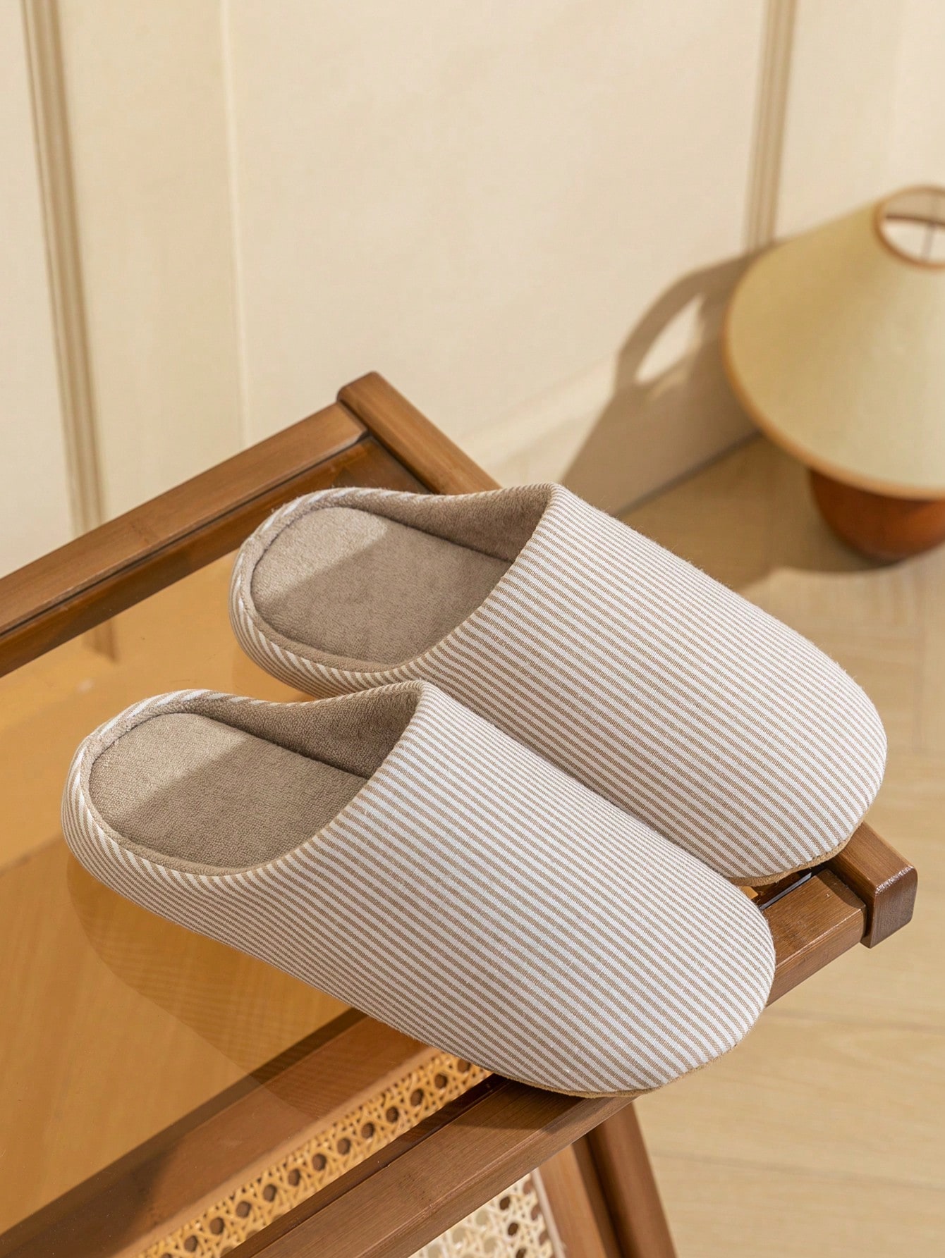 In Beige Women Home Slippers