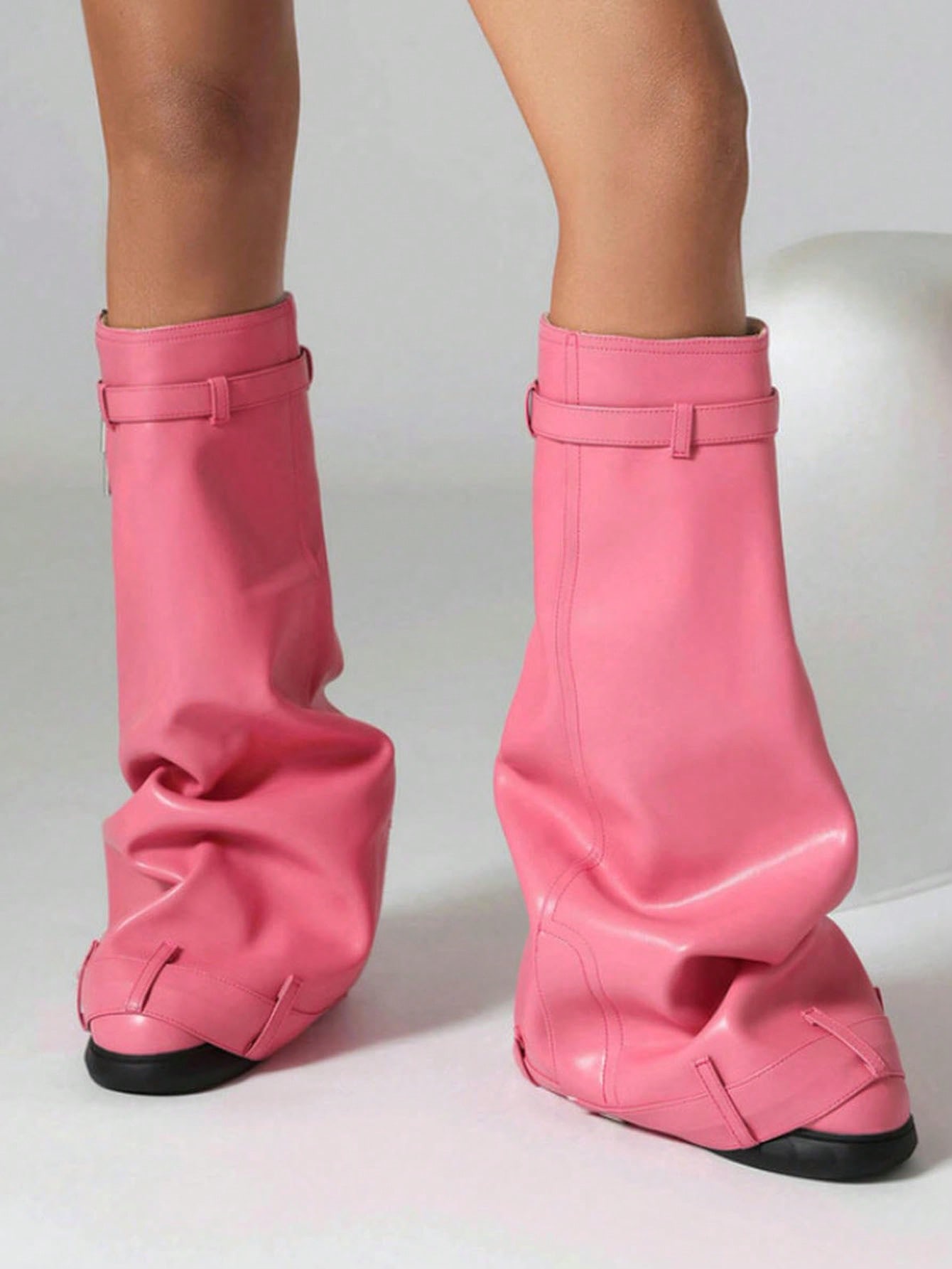 In Pink Women Mid-Calf Boots