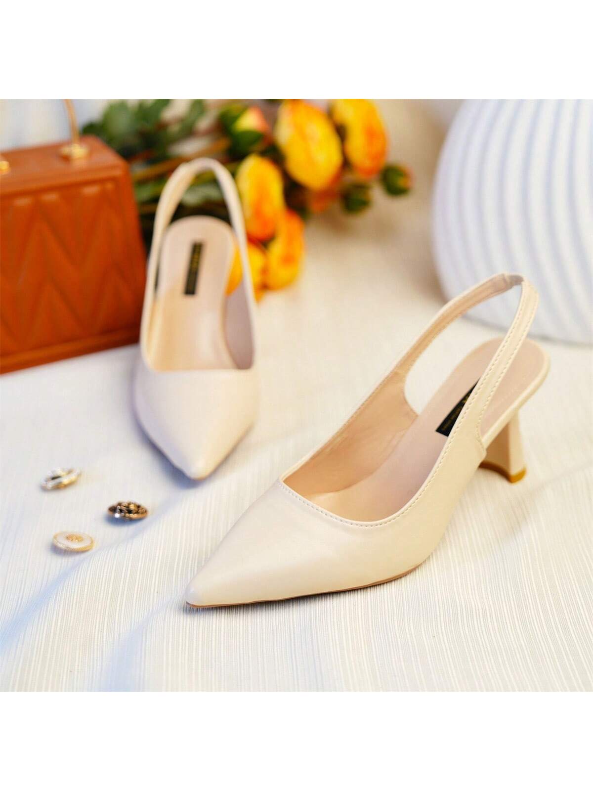 In Beige Women Pumps